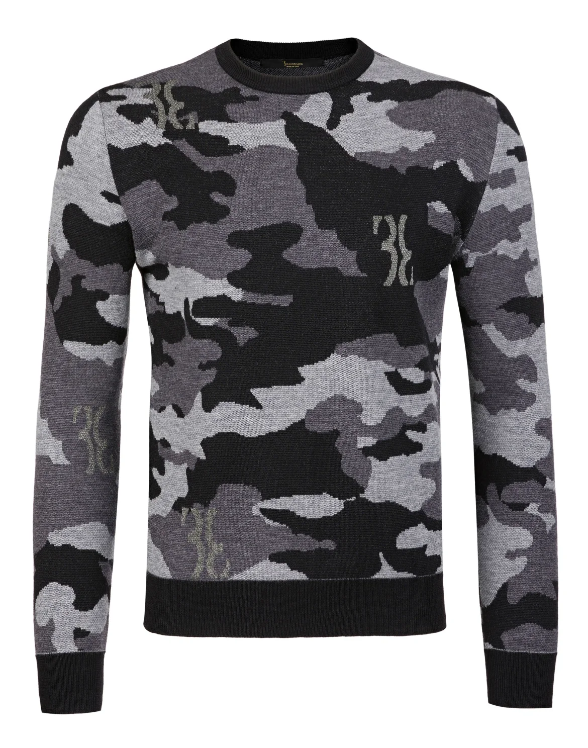 Pullover Round Neck LS "Stephen", цвет: Черный