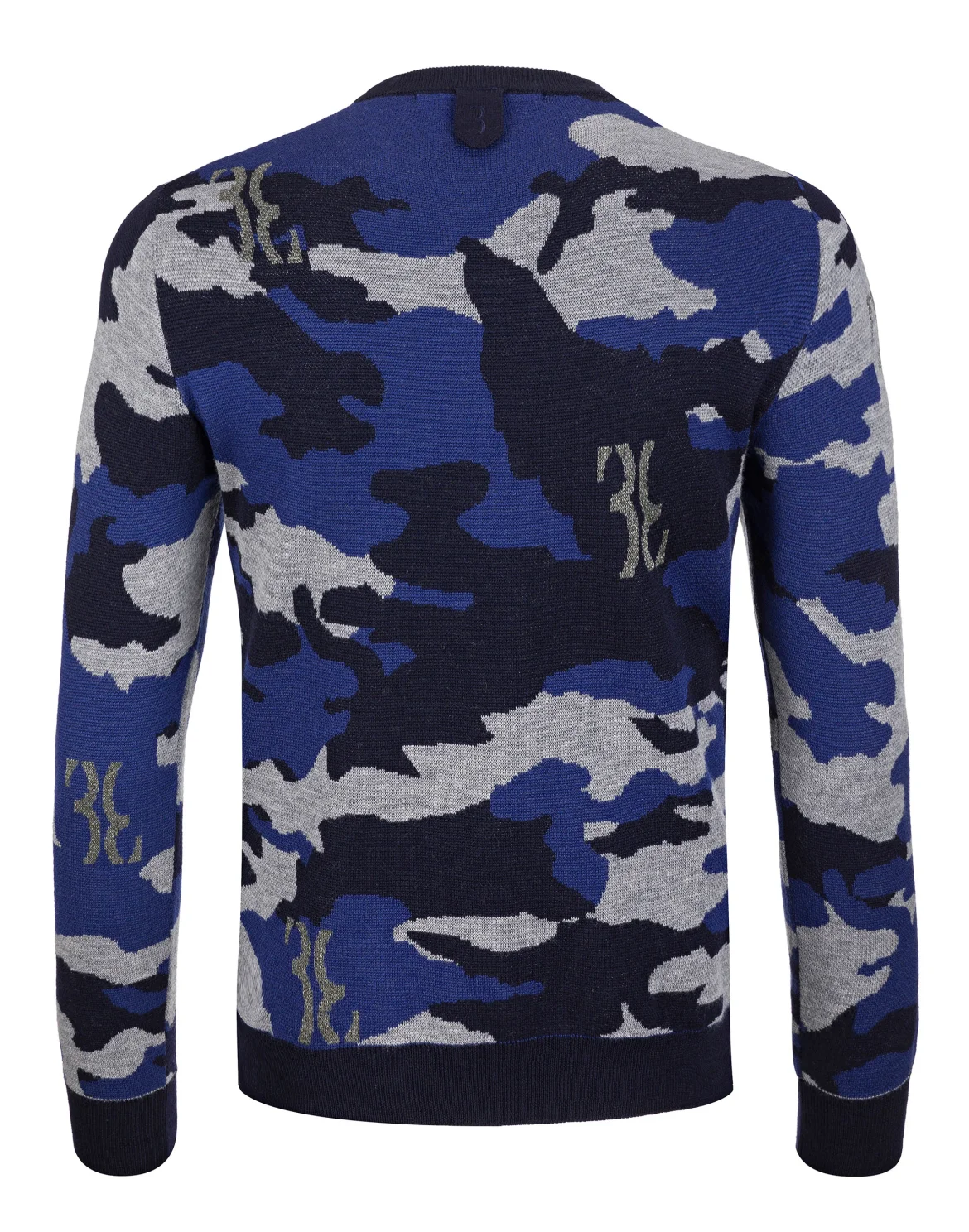 Pullover Round Neck LS "Stephen", цвет: Синий