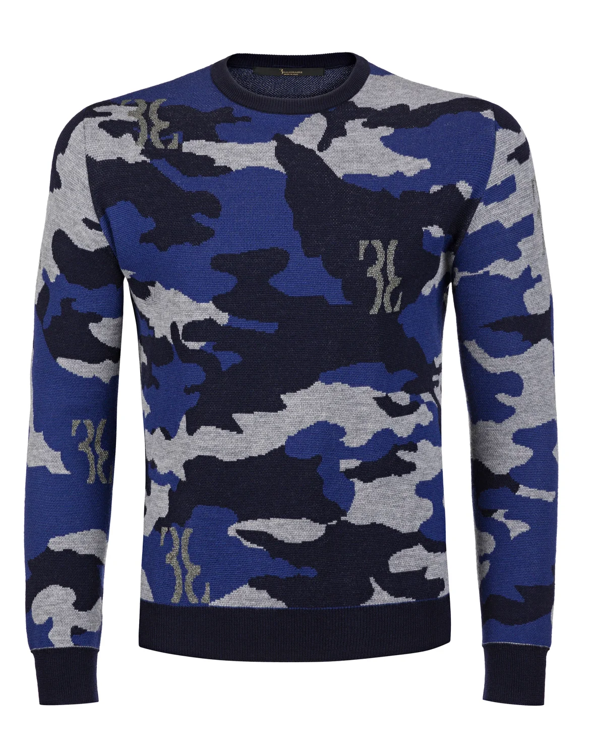 Pullover Round Neck LS "Stephen", цвет: Синий