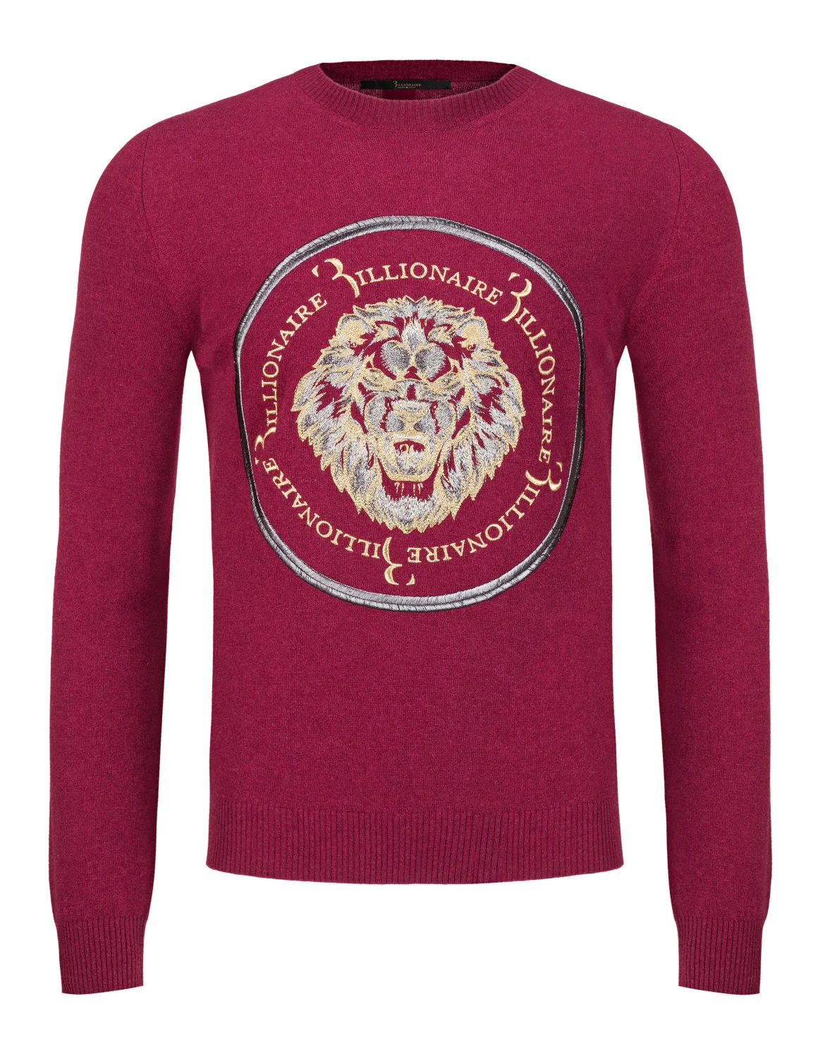 Pullover Round Neck LS "Lion", цвет: Красный