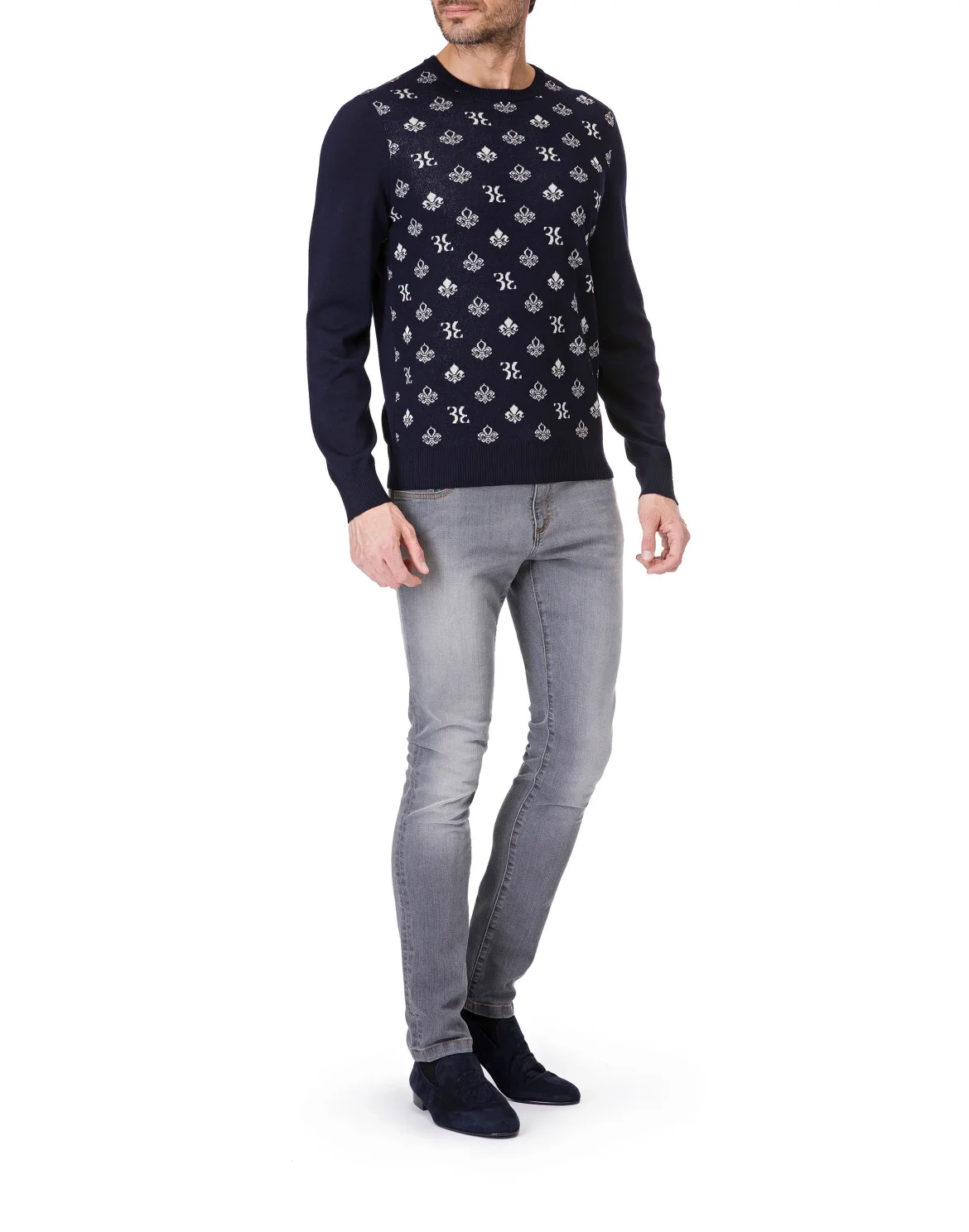 Pullover Round Neck LS "Lars", цвет: Синий