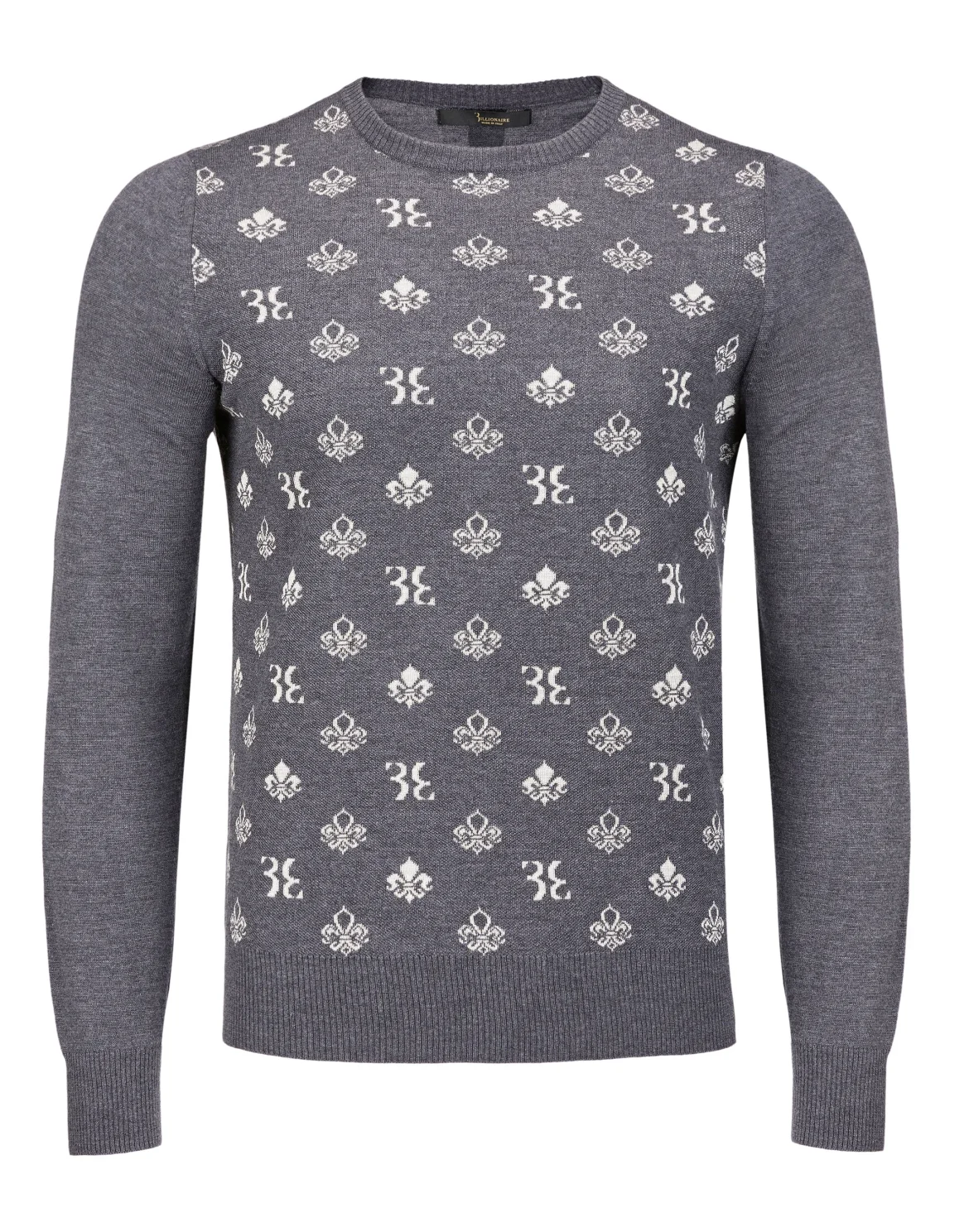 Pullover Round Neck LS "Lars", цвет: Серый