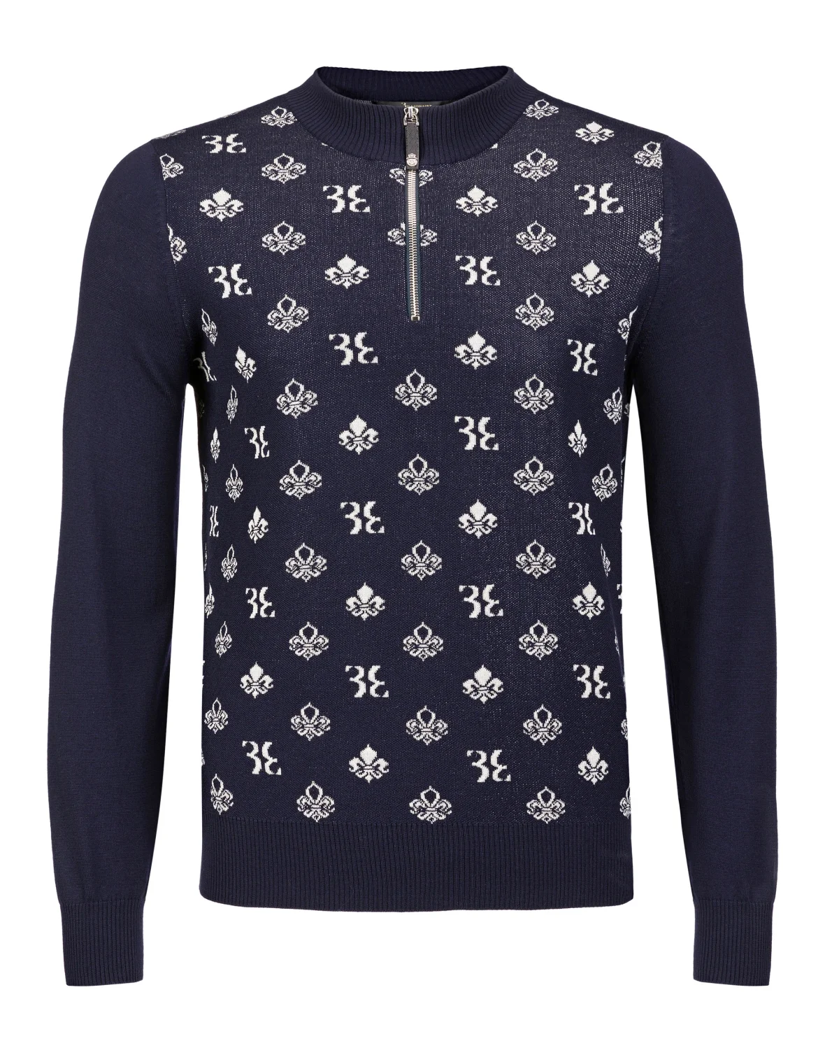 Pullover zip mock "Ricki", цвет: Синий