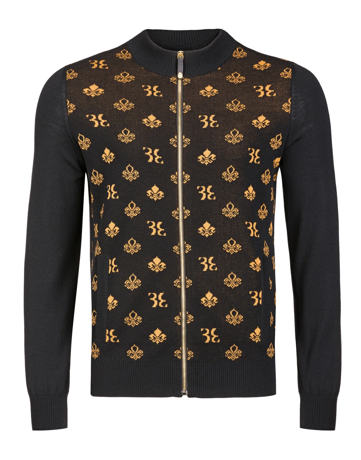Pullover full zip "Oscar", цвет: Черный