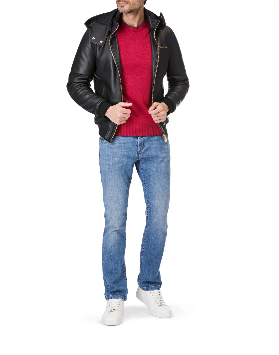 Pullover Round Neck LS "Martin", цвет: Красный