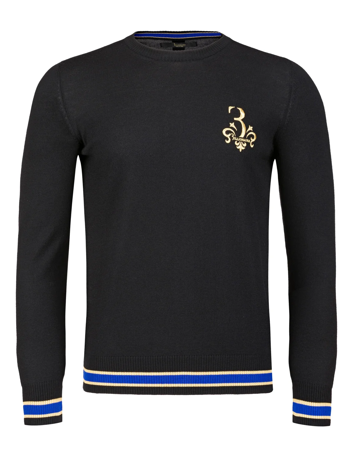 Pullover Round Neck LS "Werner", цвет: Черный