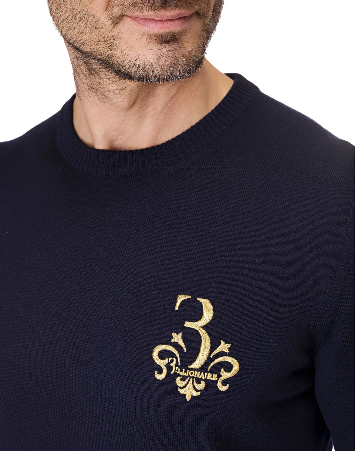 Pullover Round Neck LS "Werner", цвет: Синий