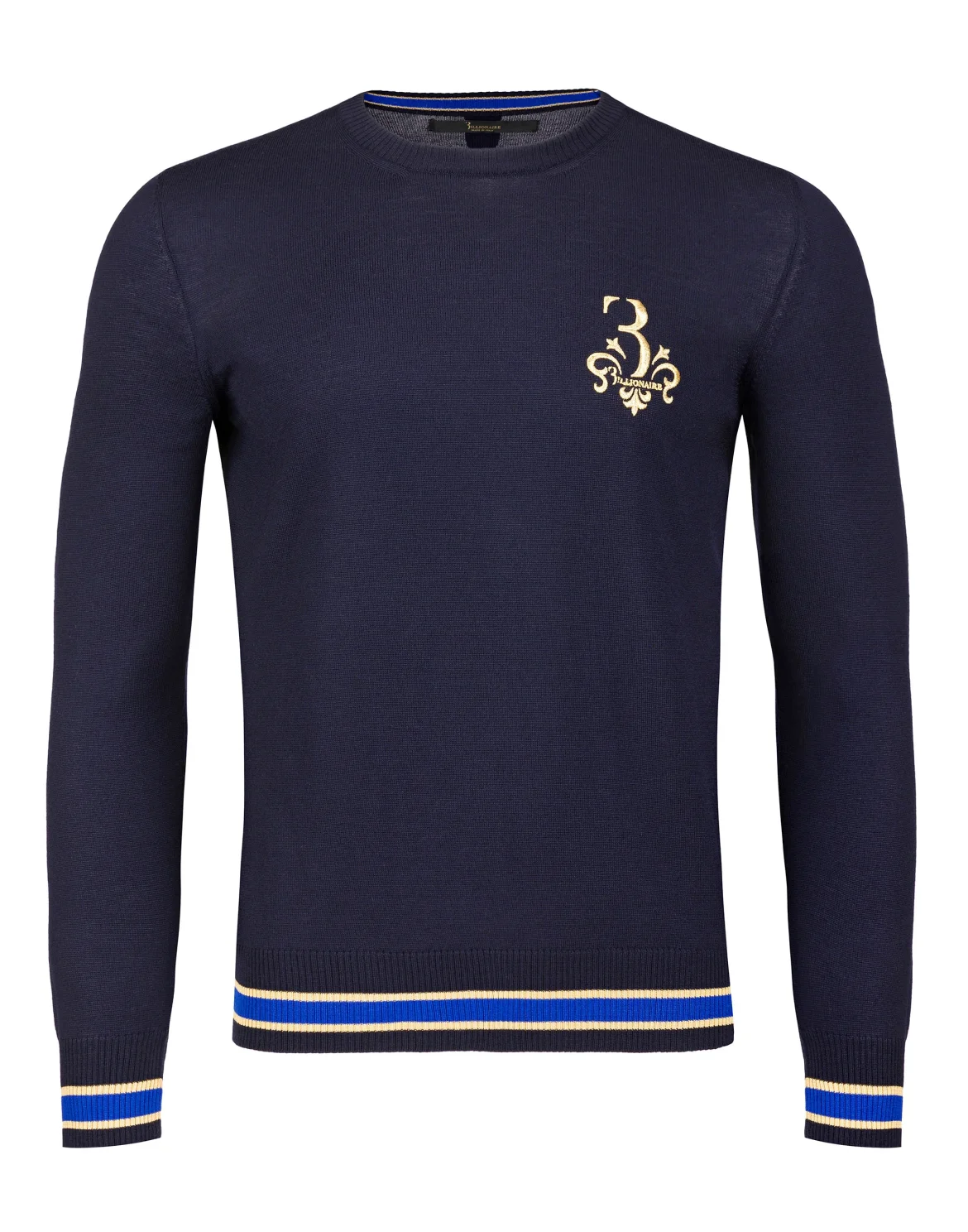 Pullover Round Neck LS "Werner", цвет: Синий
