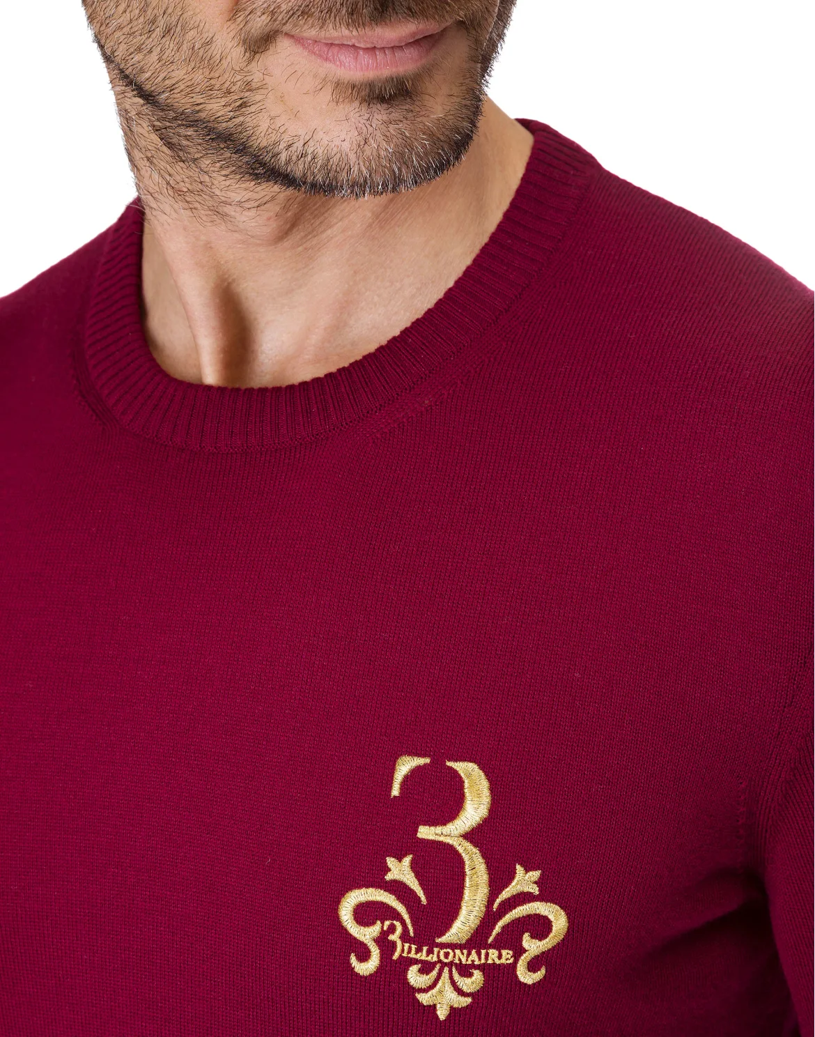Pullover Round Neck LS "Werner", цвет: Красный