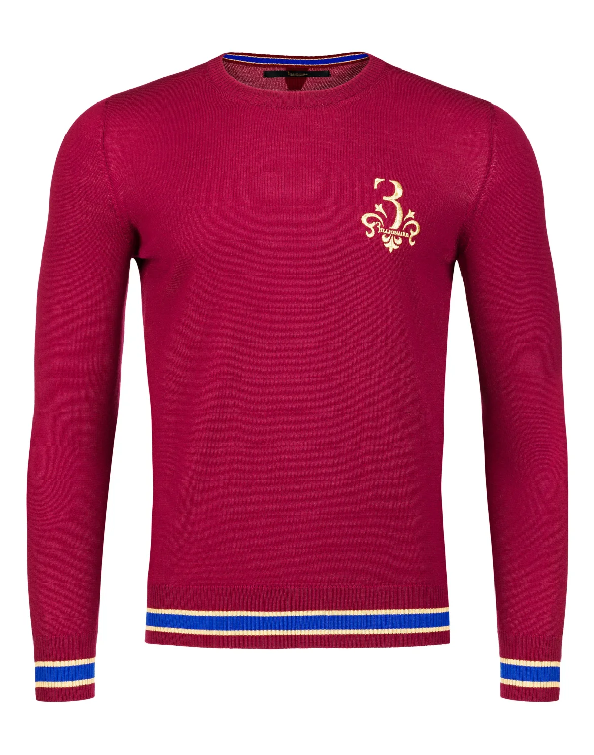 Pullover Round Neck LS "Werner", цвет: Красный
