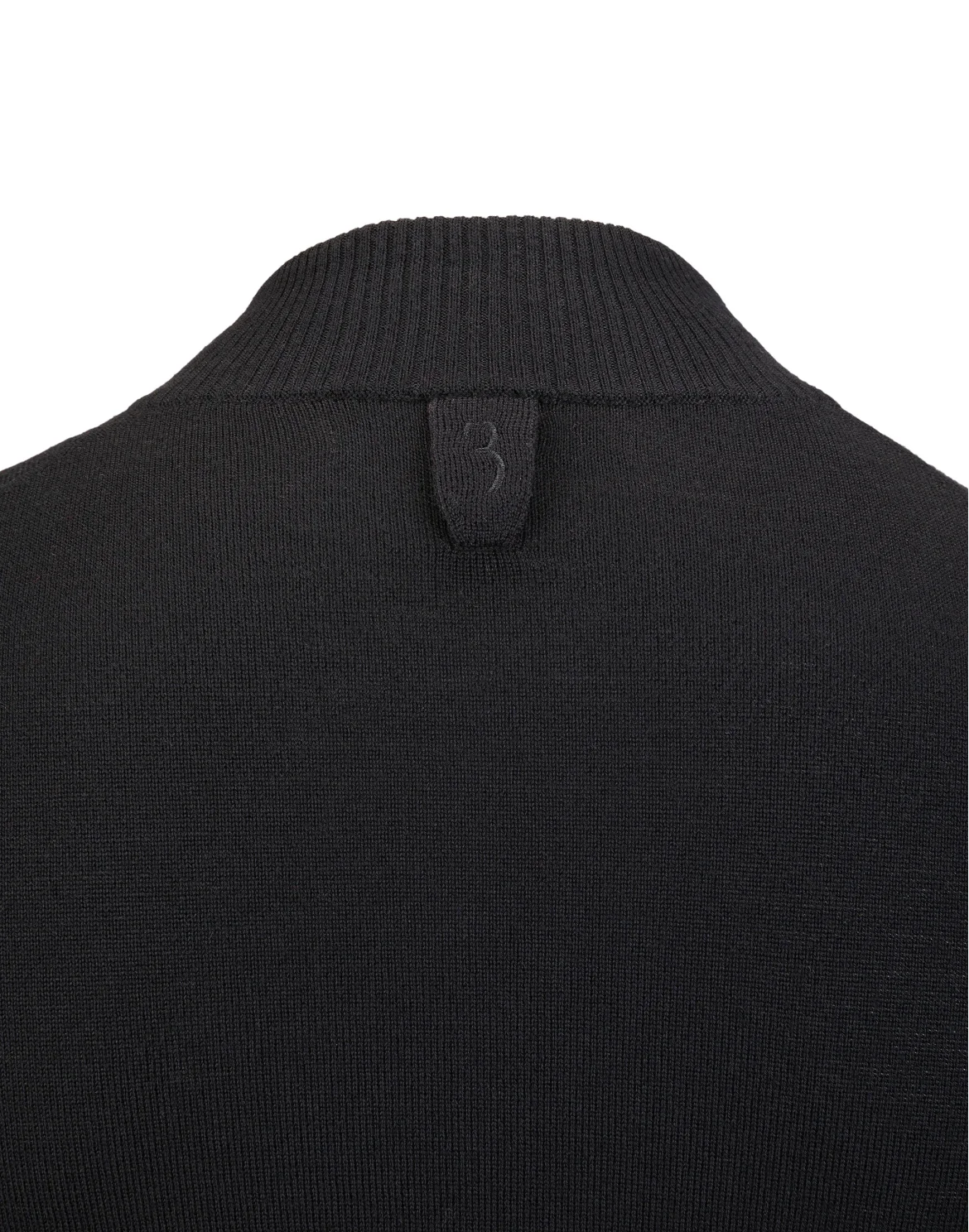 Pullover zip mock "Rolf", цвет: Черный