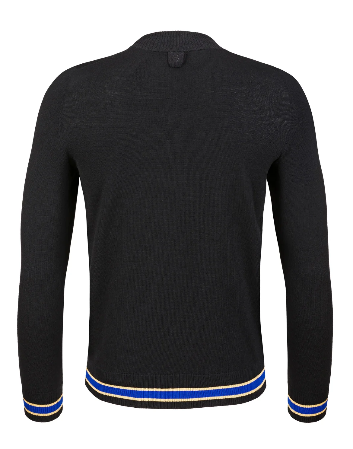 Pullover zip mock "Rolf", цвет: Черный