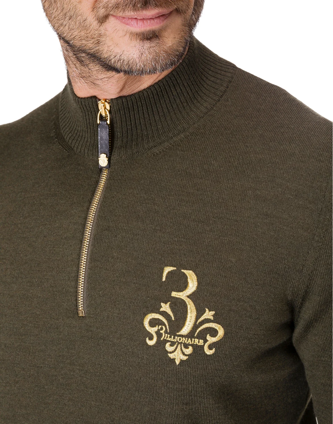 Pullover zip mock "Rolf", цвет: Камуфляж