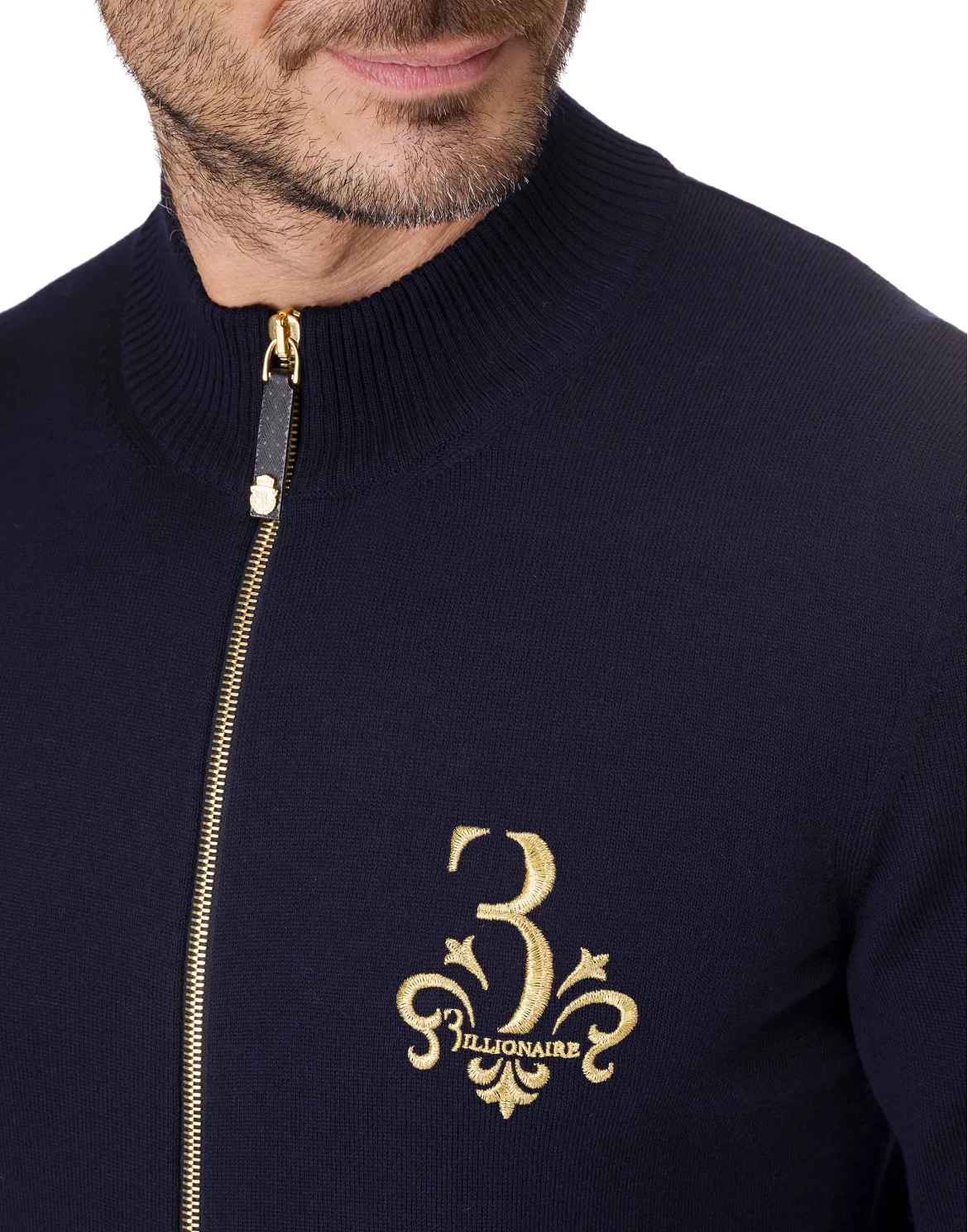 Pullover full zip "Jens", цвет: Синий