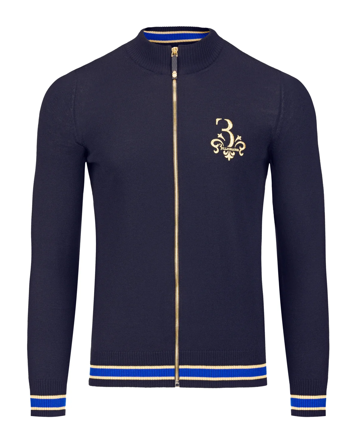 Pullover full zip "Jens", цвет: Синий