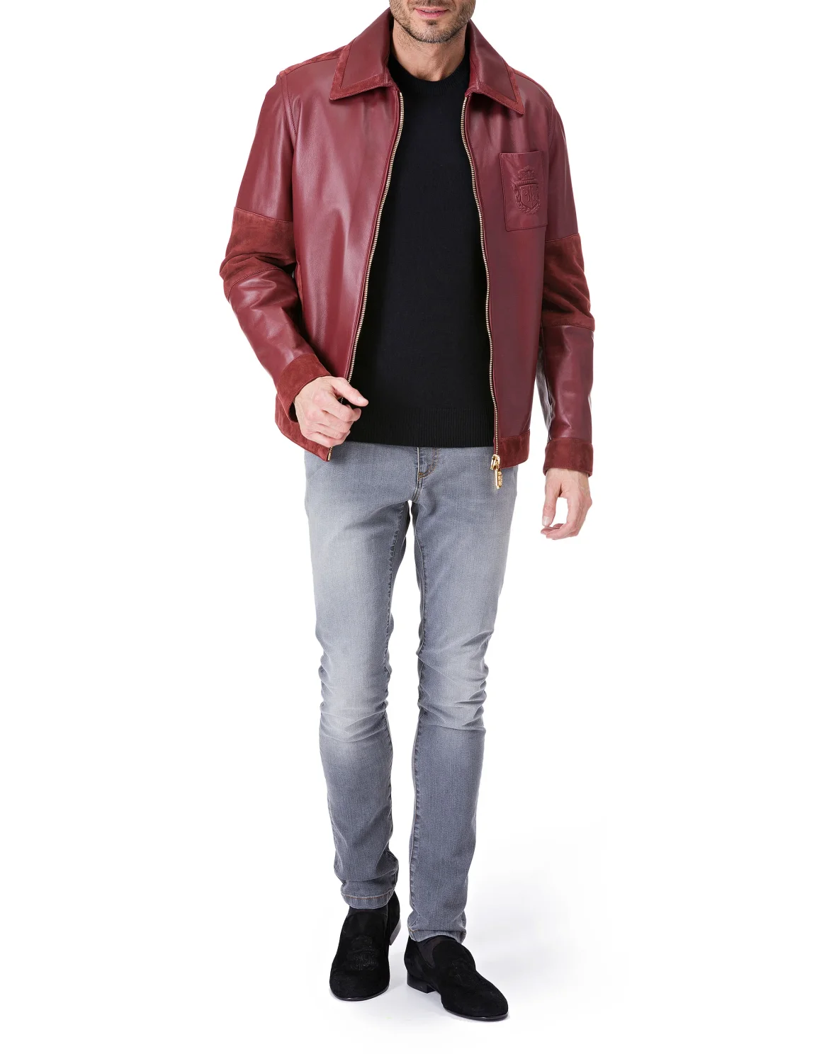 Pullover Round Neck LS "Buding", цвет: Черный
