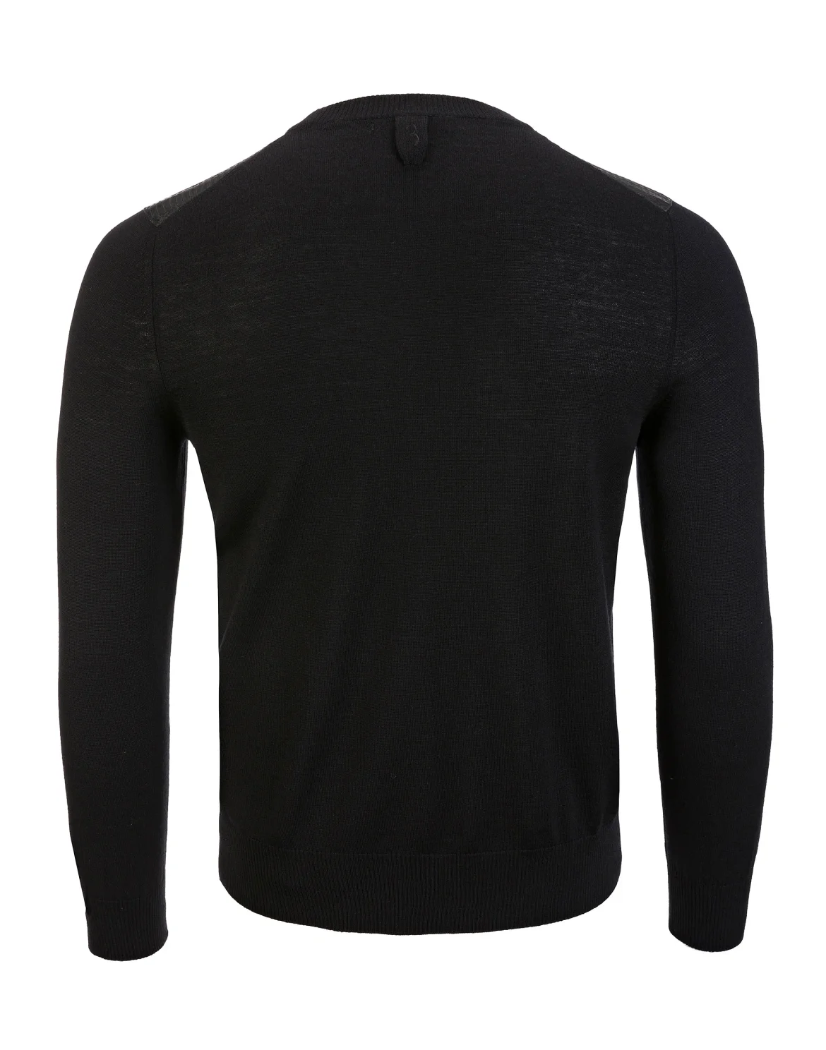 Pullover Round Neck LS "Buding", цвет: Черный