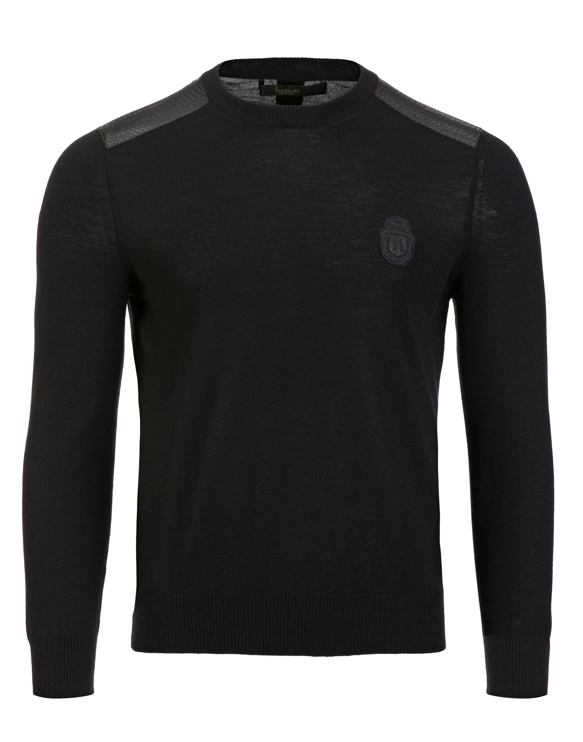 Pullover Round Neck LS "Buding", цвет: Черный