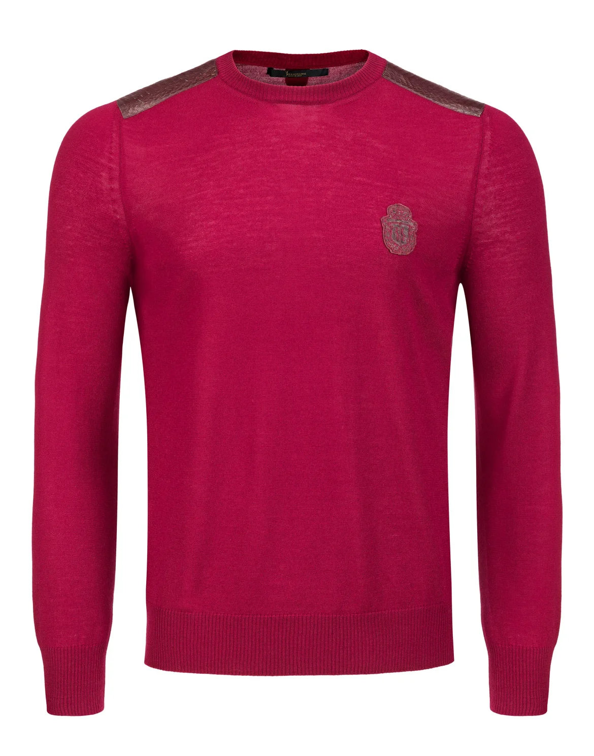 Pullover Round Neck LS "Buding", цвет: Красный
