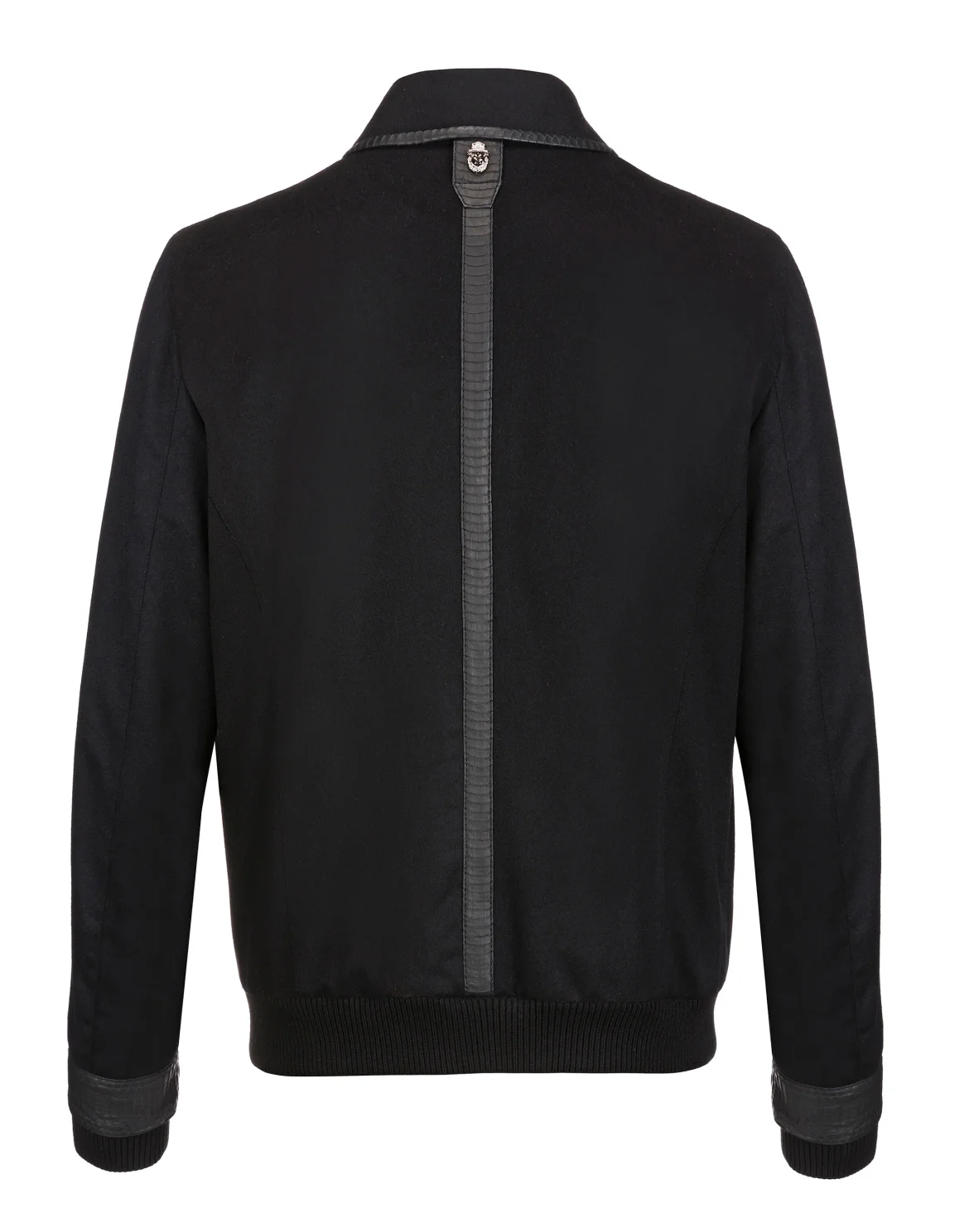 Leather Bomber "Mr. BB", цвет: Черный