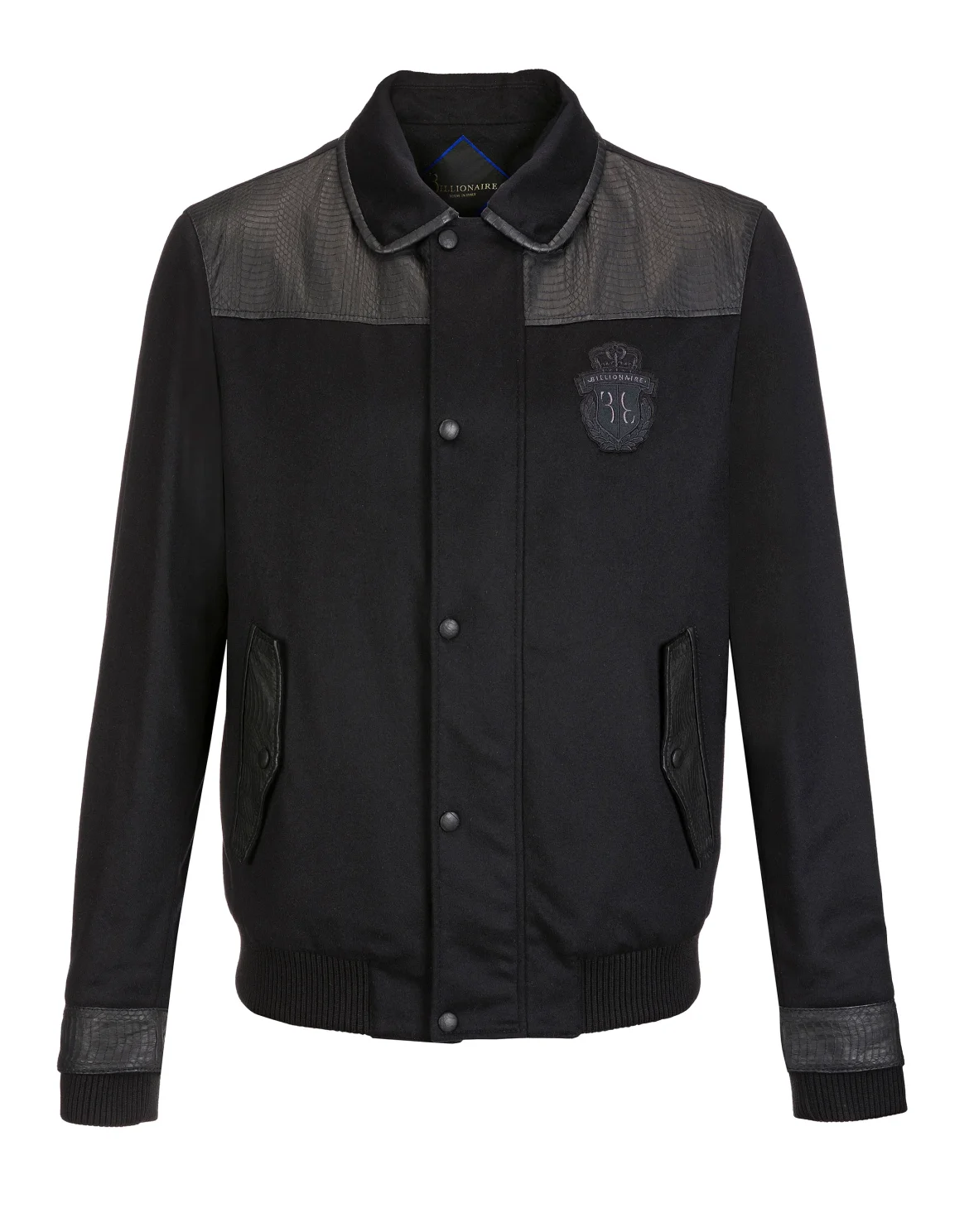 Leather Bomber "Mr. BB", цвет: Черный