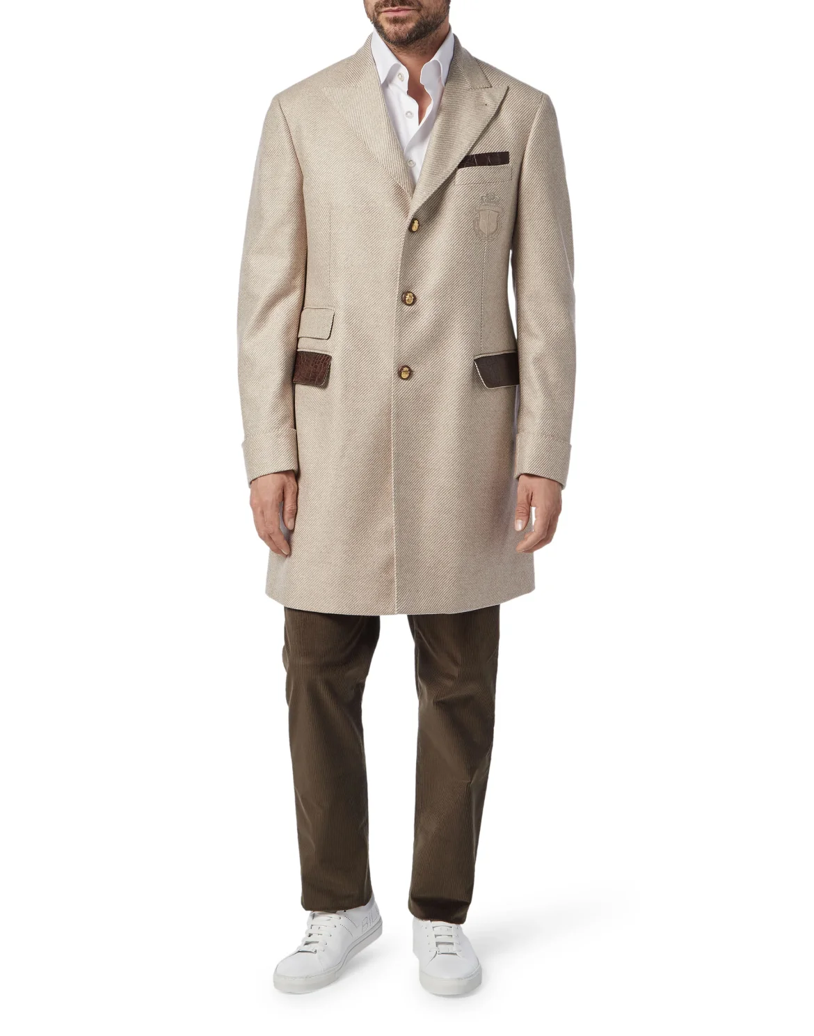 Coat Long "Greenwich", цвет: Бежевый