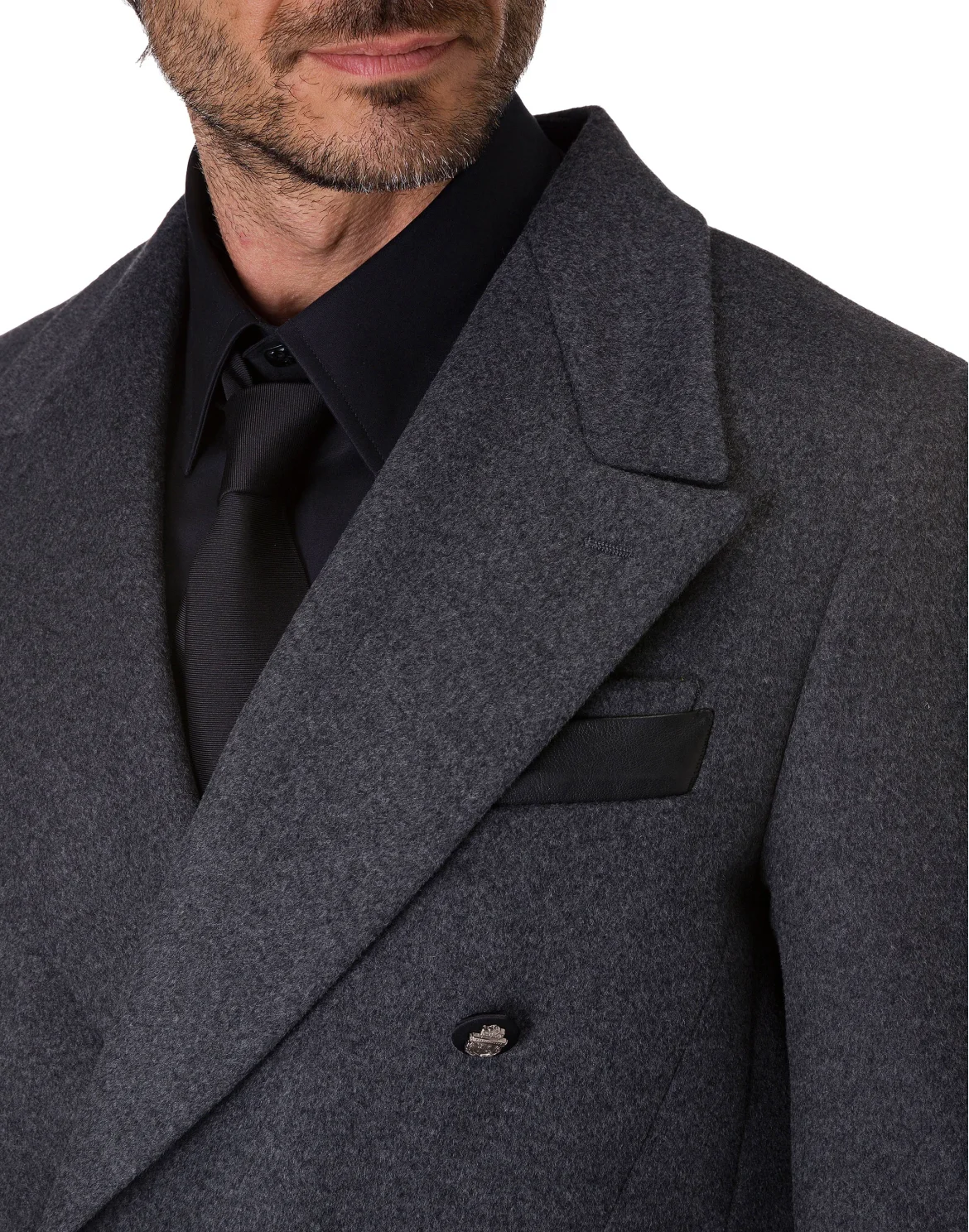 Coat Long "Louis", цвет: Серый