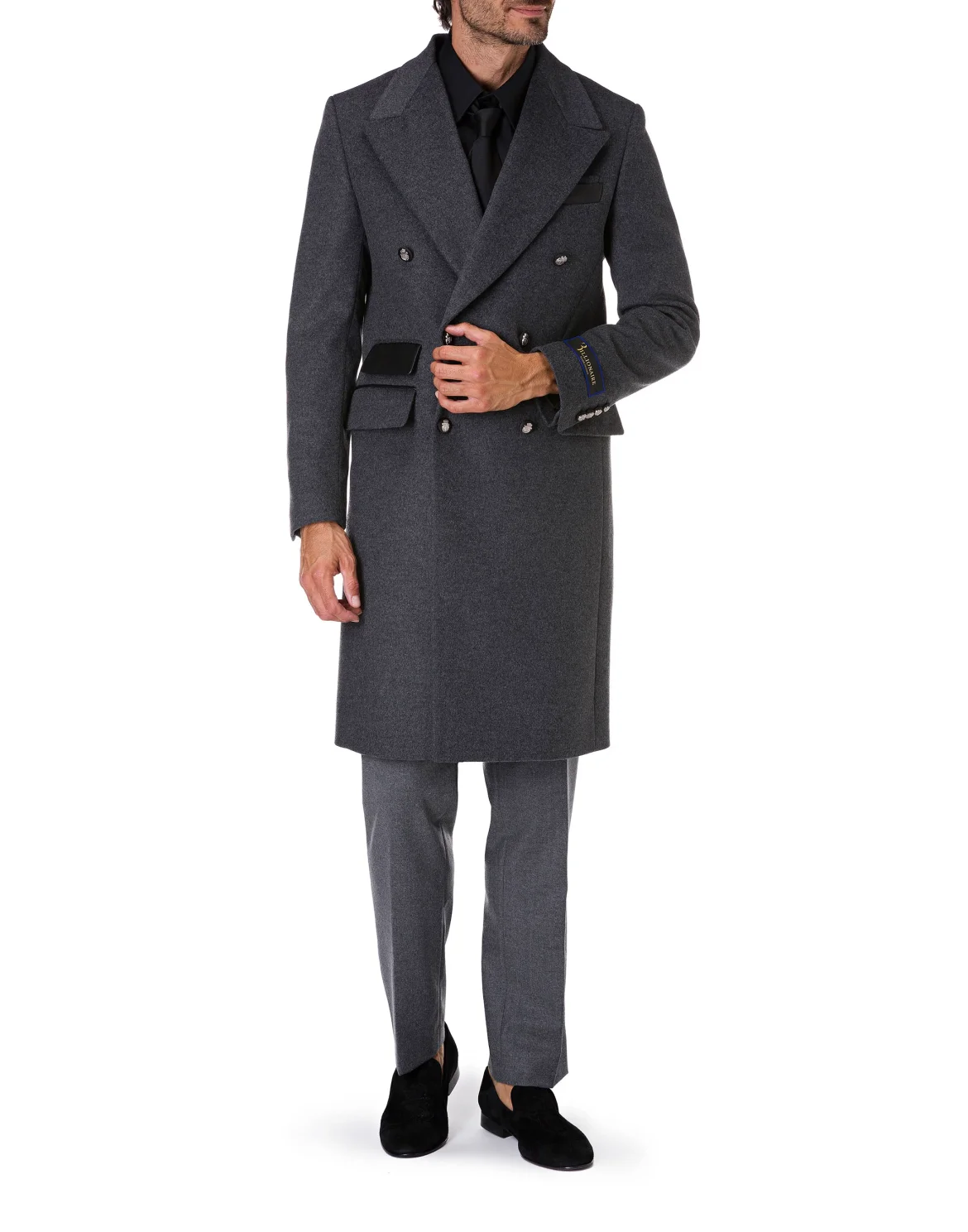 Coat Long "Louis", цвет: Серый