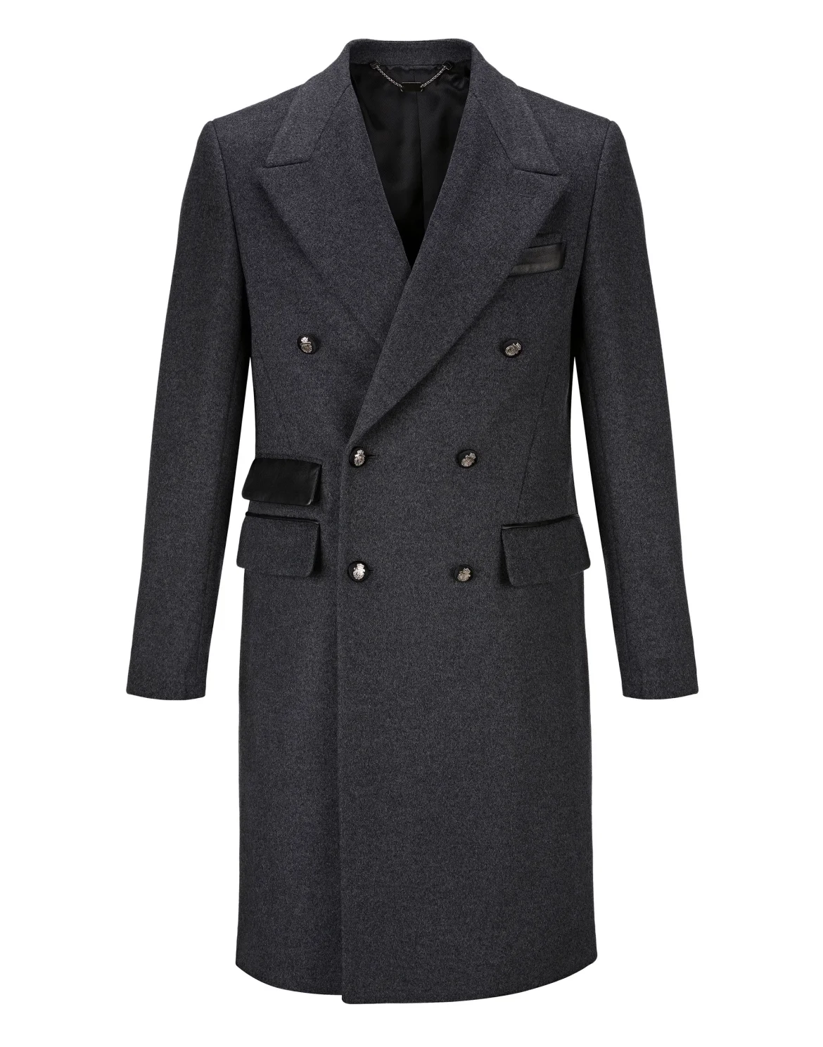 Coat Long "Louis", цвет: Серый
