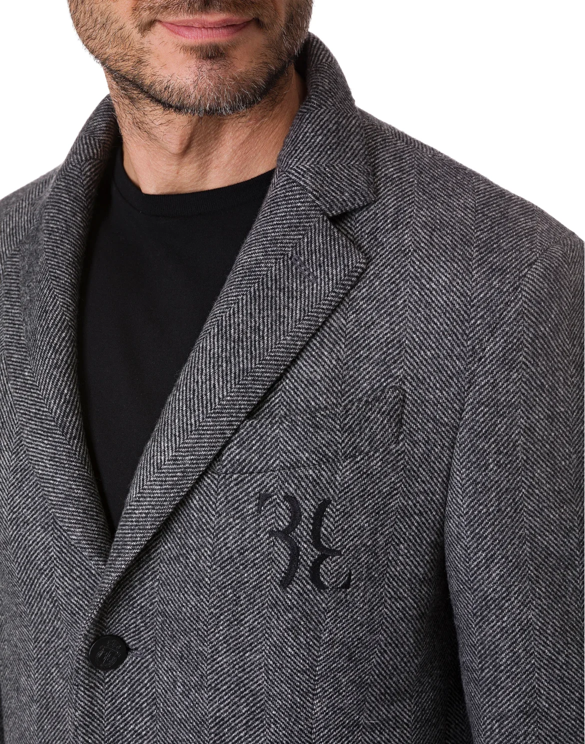 Coat Long "Donald", цвет: Серый