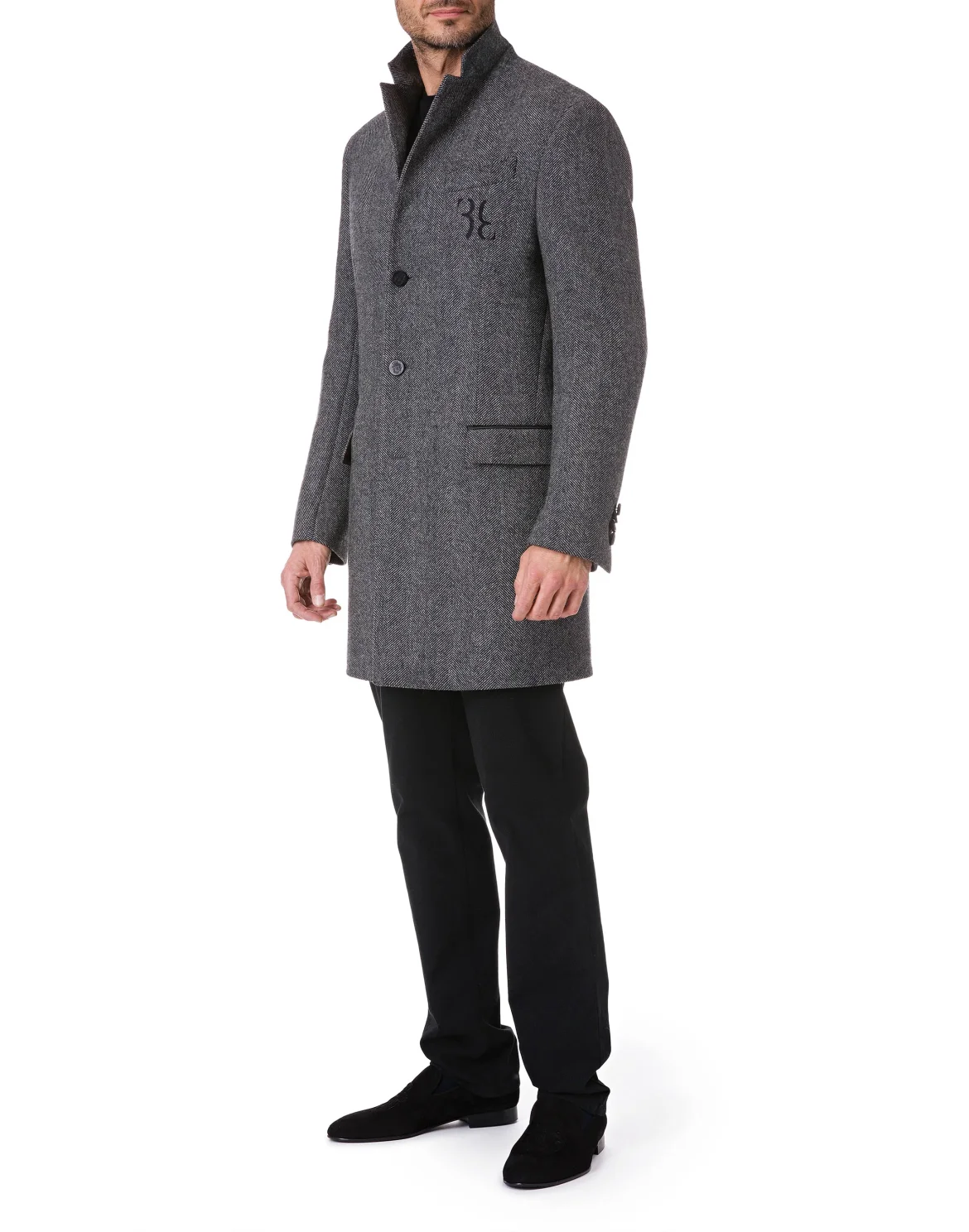 Coat Long "Donald", цвет: Серый