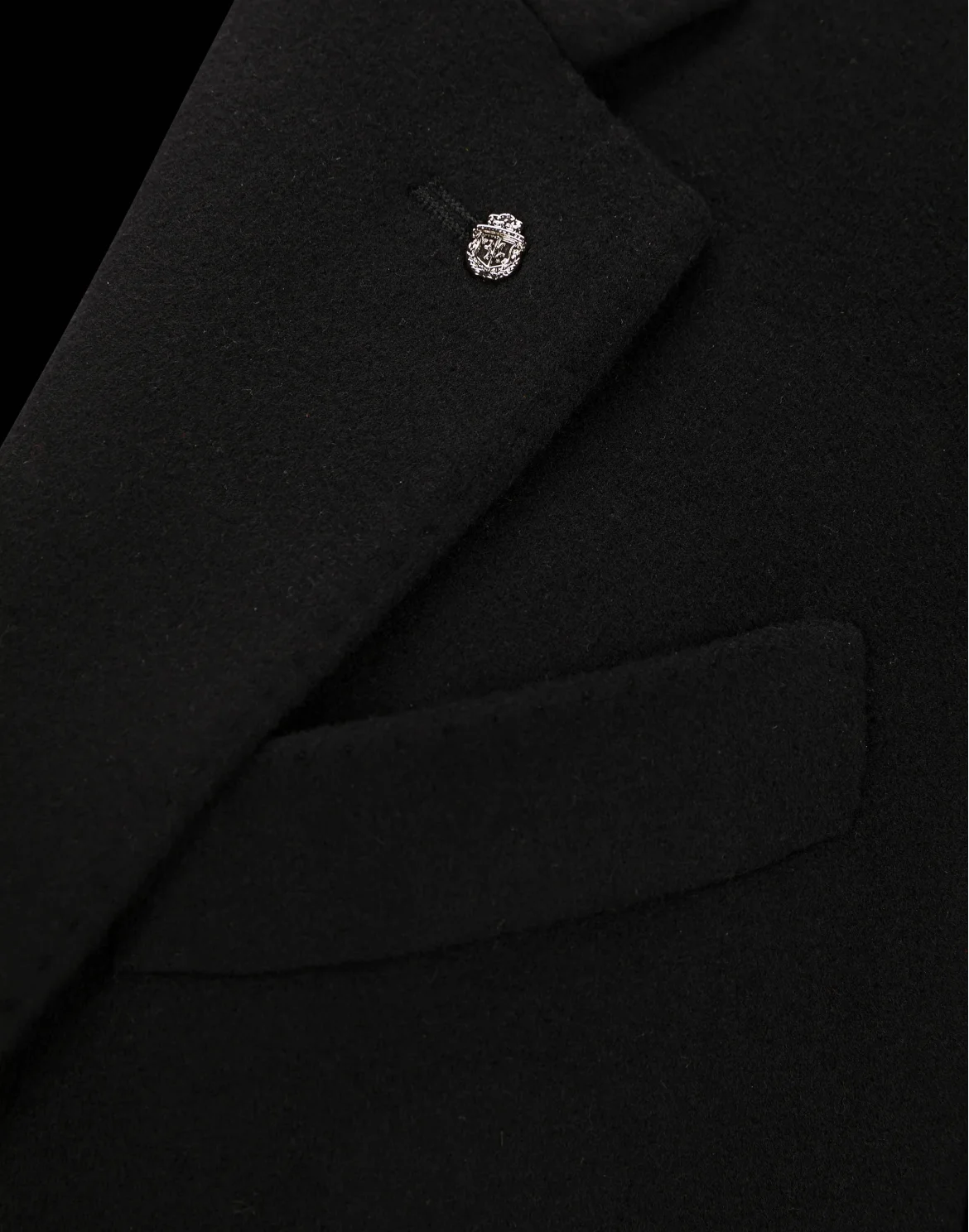 Coat Long "Edison", цвет: Черный