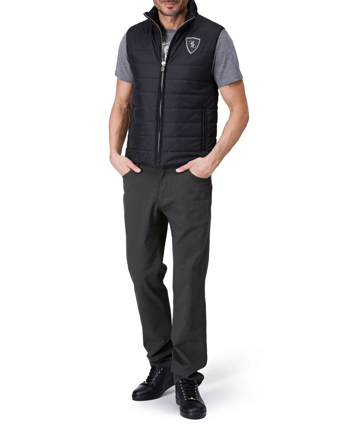 Short Vest "Billy", цвет: Черный