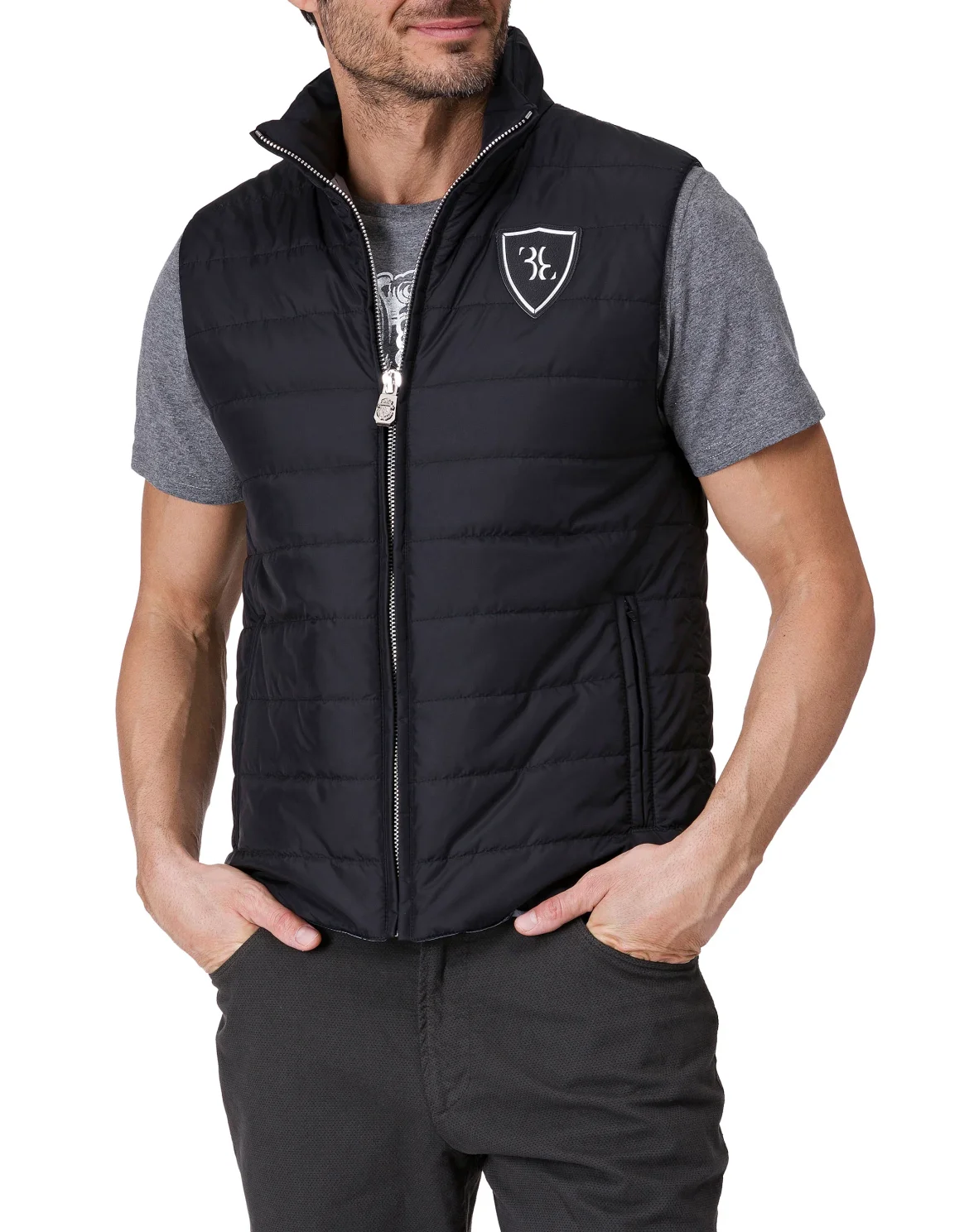 Short Vest "Billy", цвет: Черный