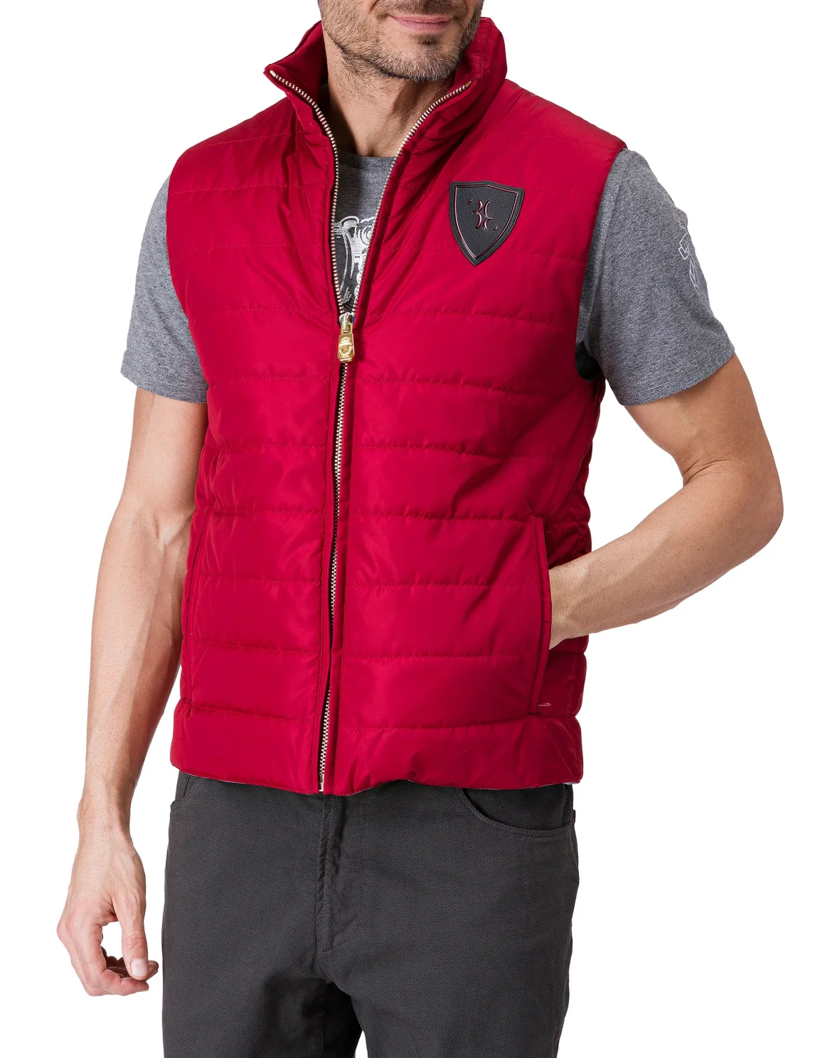 Short Vest "Billy", цвет: Красный