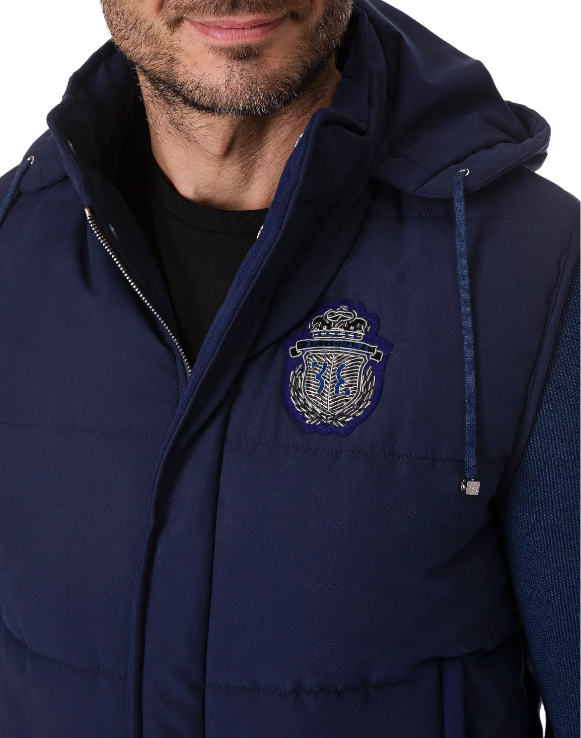 Down Jacket Vest "west", цвет: Синий