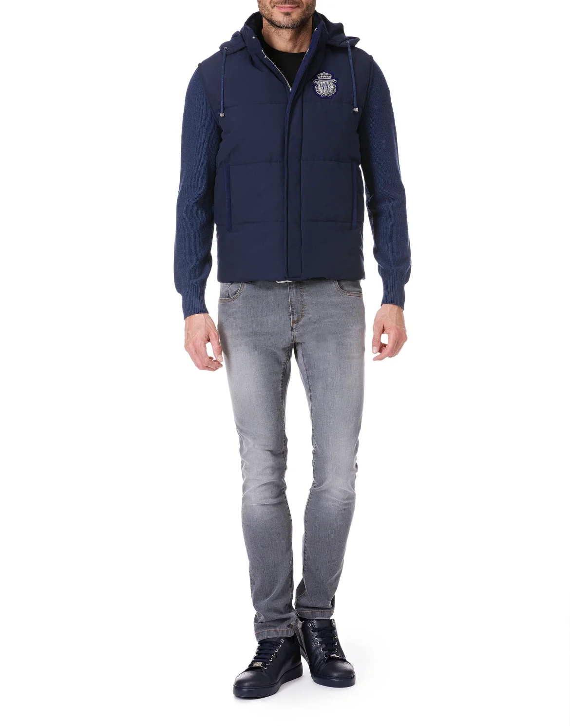 Down Jacket Vest "west", цвет: Синий