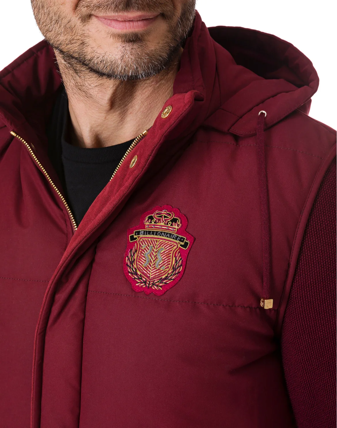 Down Jacket Vest "west", цвет: Красный