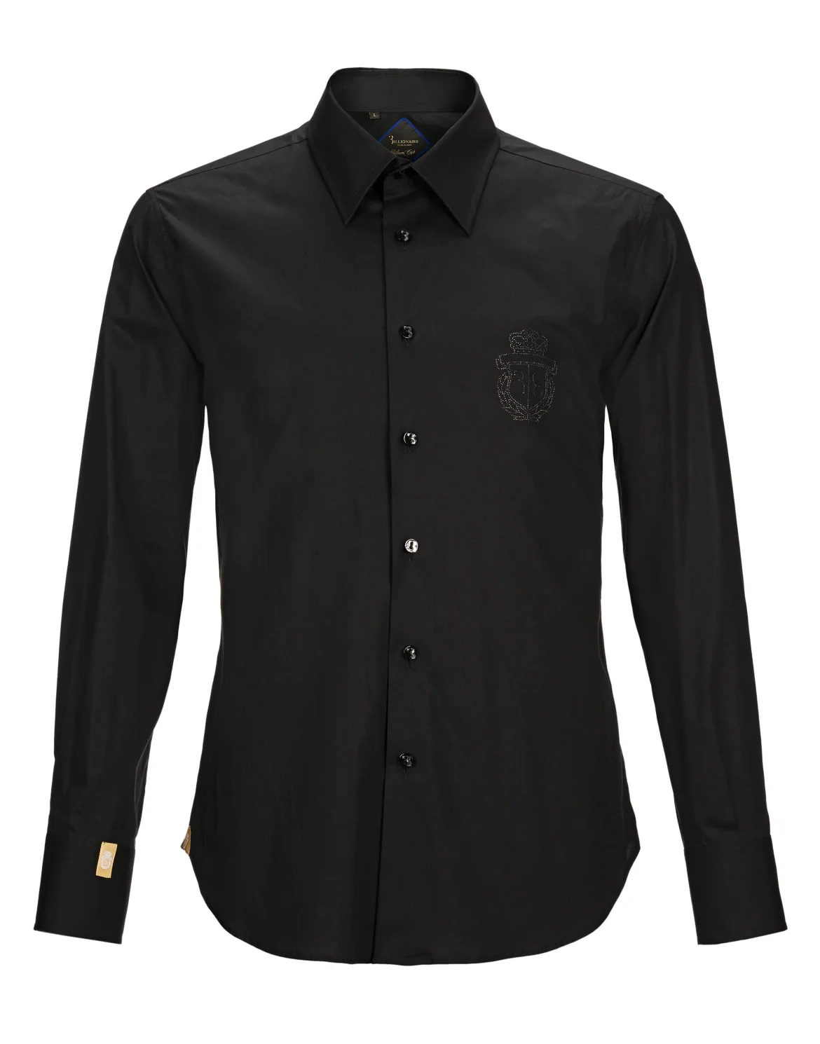 Shirt Silver Cut LS "Ronan", цвет: Черный