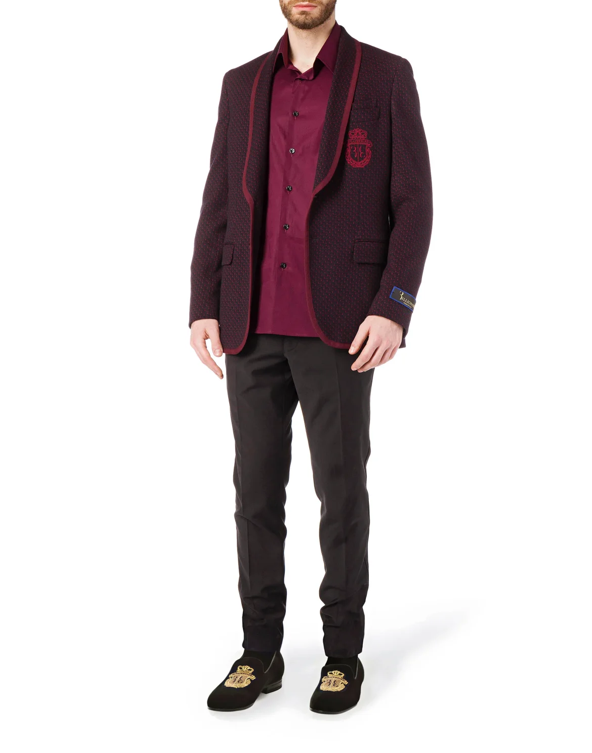 Shirt Silver Cut LS "Ronan", цвет: Красный