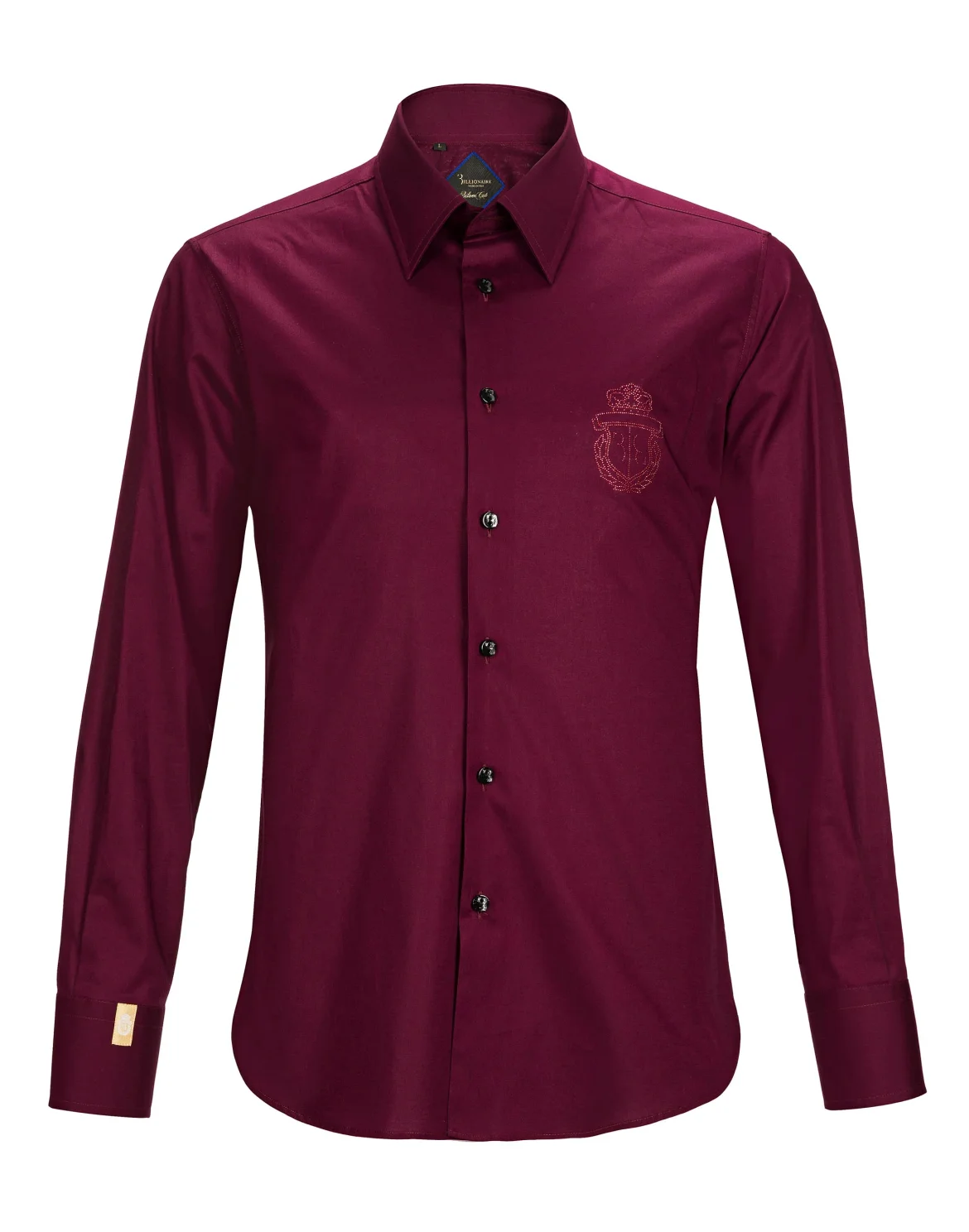 Shirt Silver Cut LS "Ronan", цвет: Красный