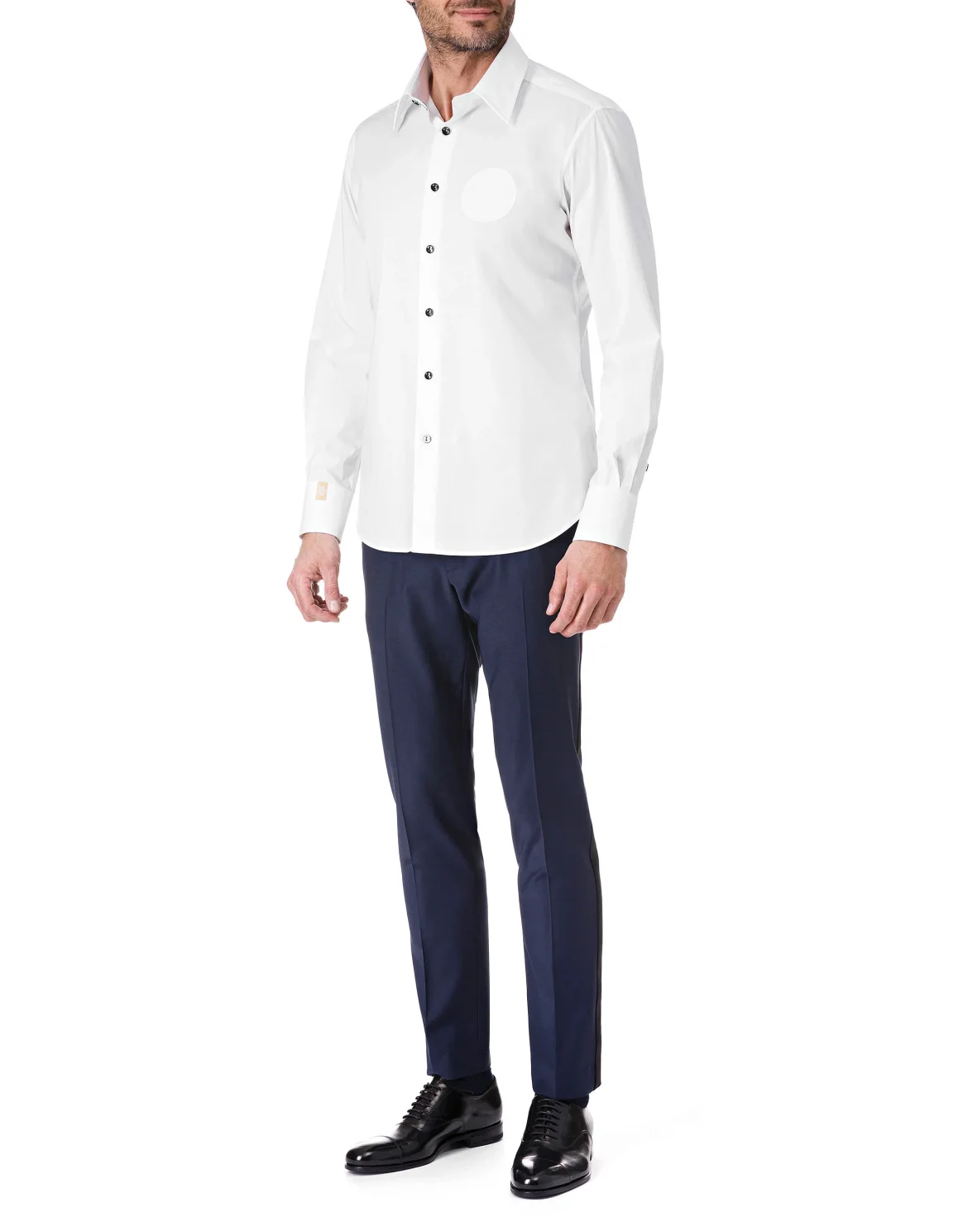 Shirt Silver Cut LS "Alvaro", цвет: Белый