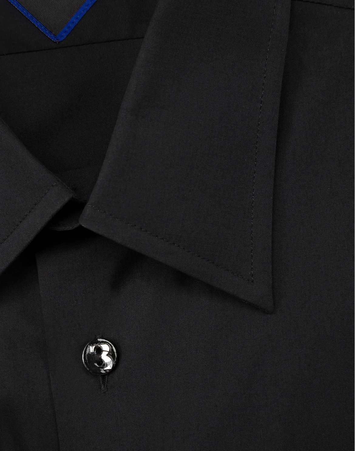Shirt Silver Cut LS "Alvaro", цвет: Черный