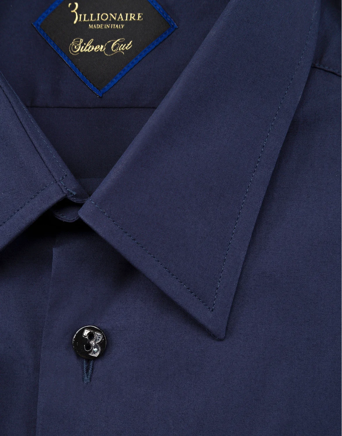 Shirt Silver Cut LS "Alvaro", цвет: Синий