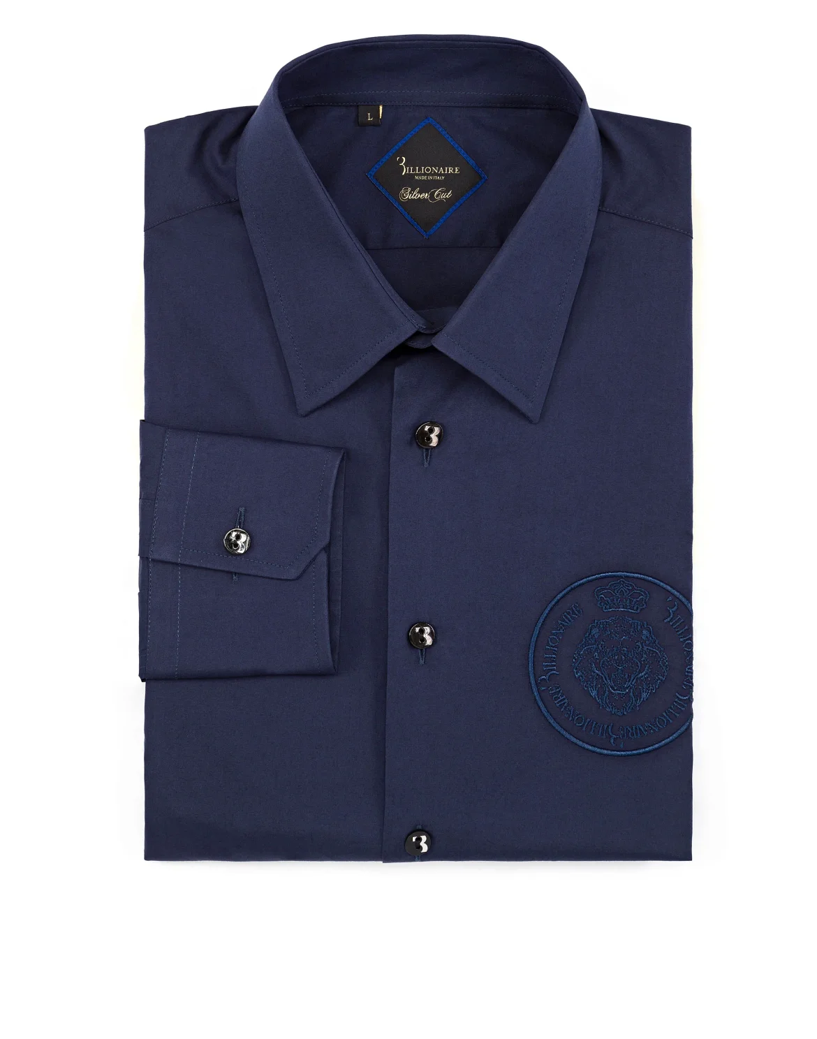 Shirt Silver Cut LS "Alvaro", цвет: Синий