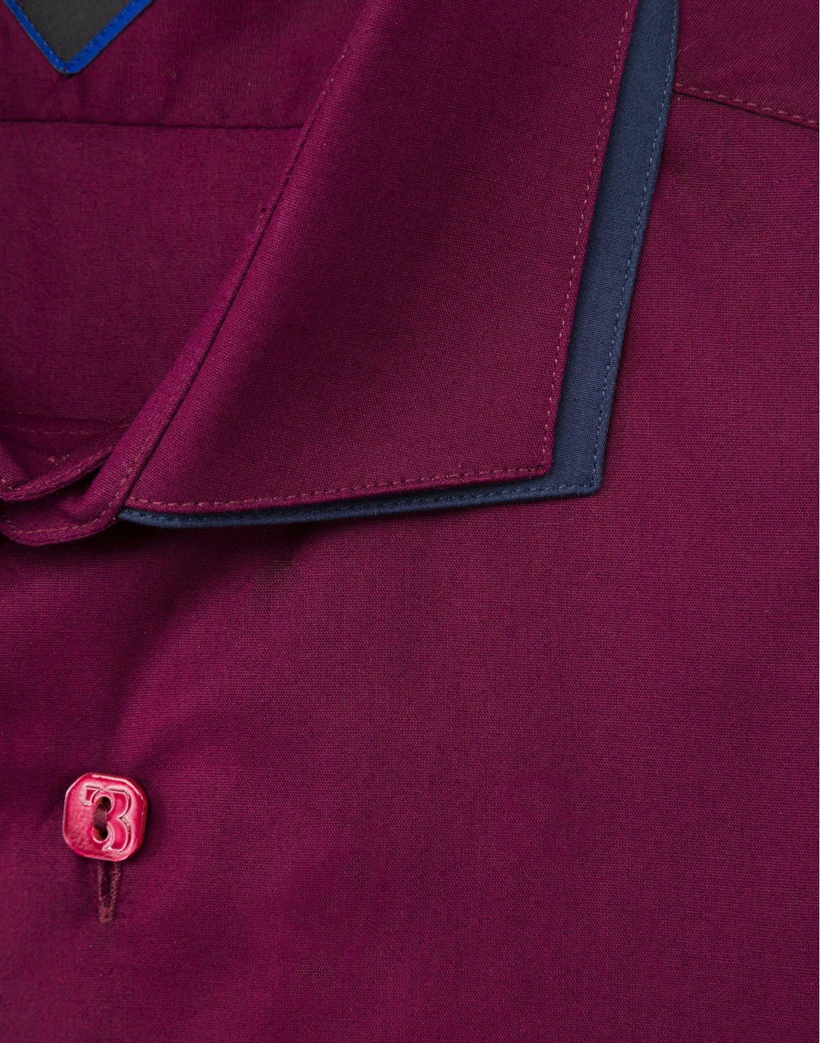 Shirt Silver Cut LS "Antòn", цвет: Красный
