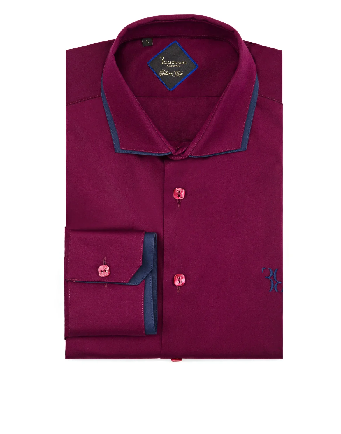Shirt Silver Cut LS "Antòn", цвет: Красный