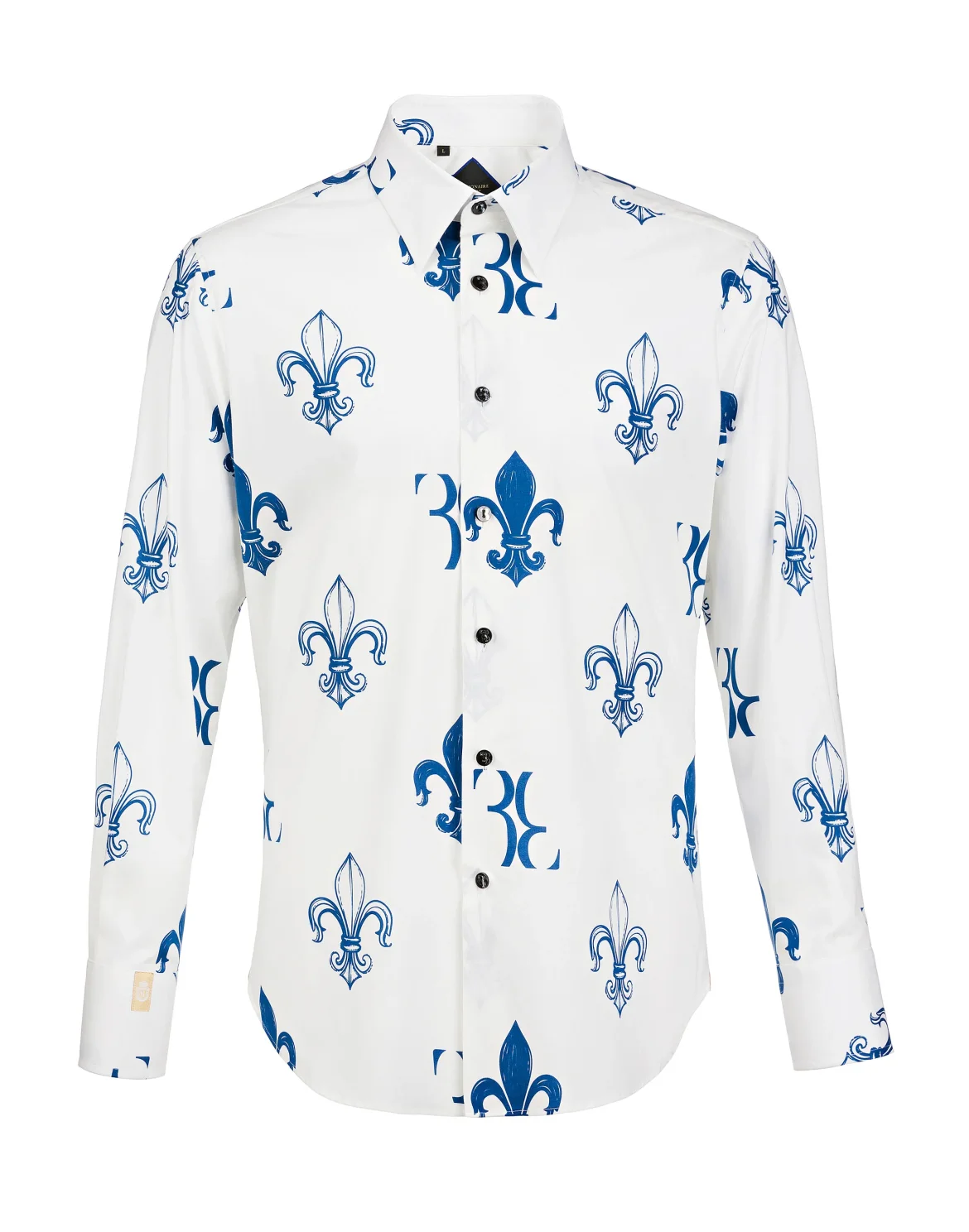 Shirt Silver Cut LS "Amir", цвет: Синий