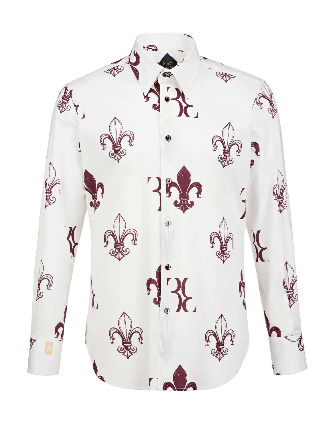 Shirt Silver Cut LS "Amir", цвет: Красный