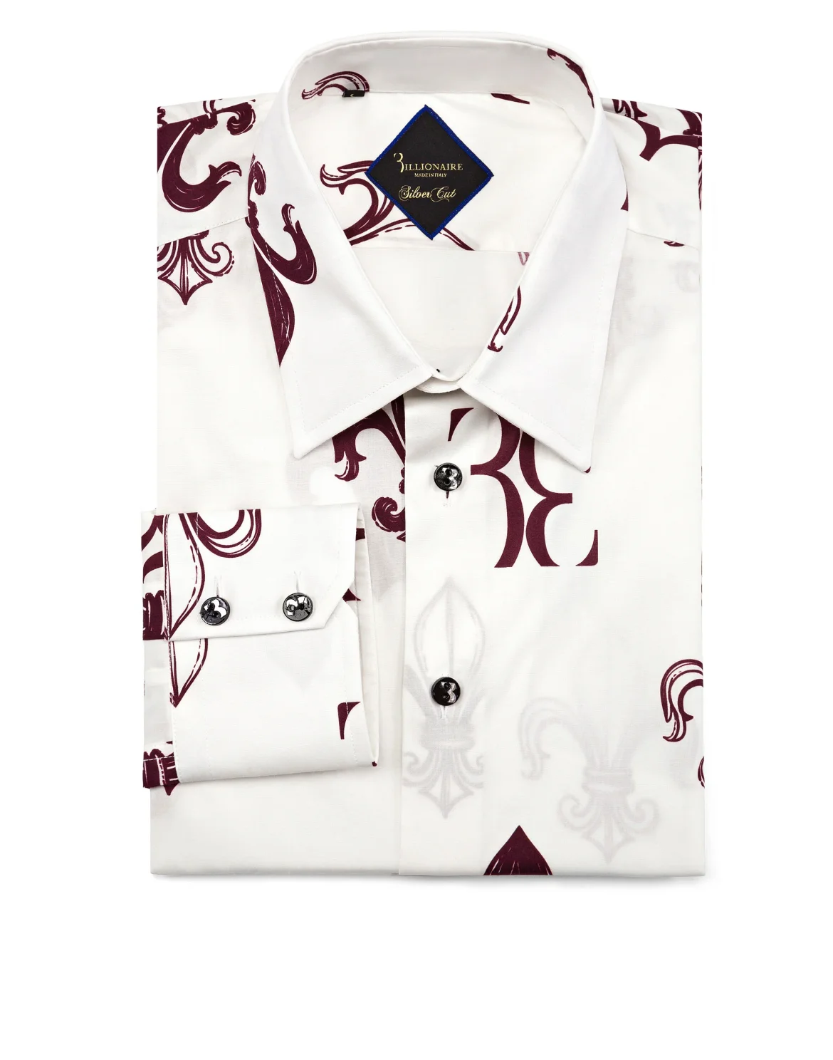 Shirt Silver Cut LS "Amir", цвет: Красный